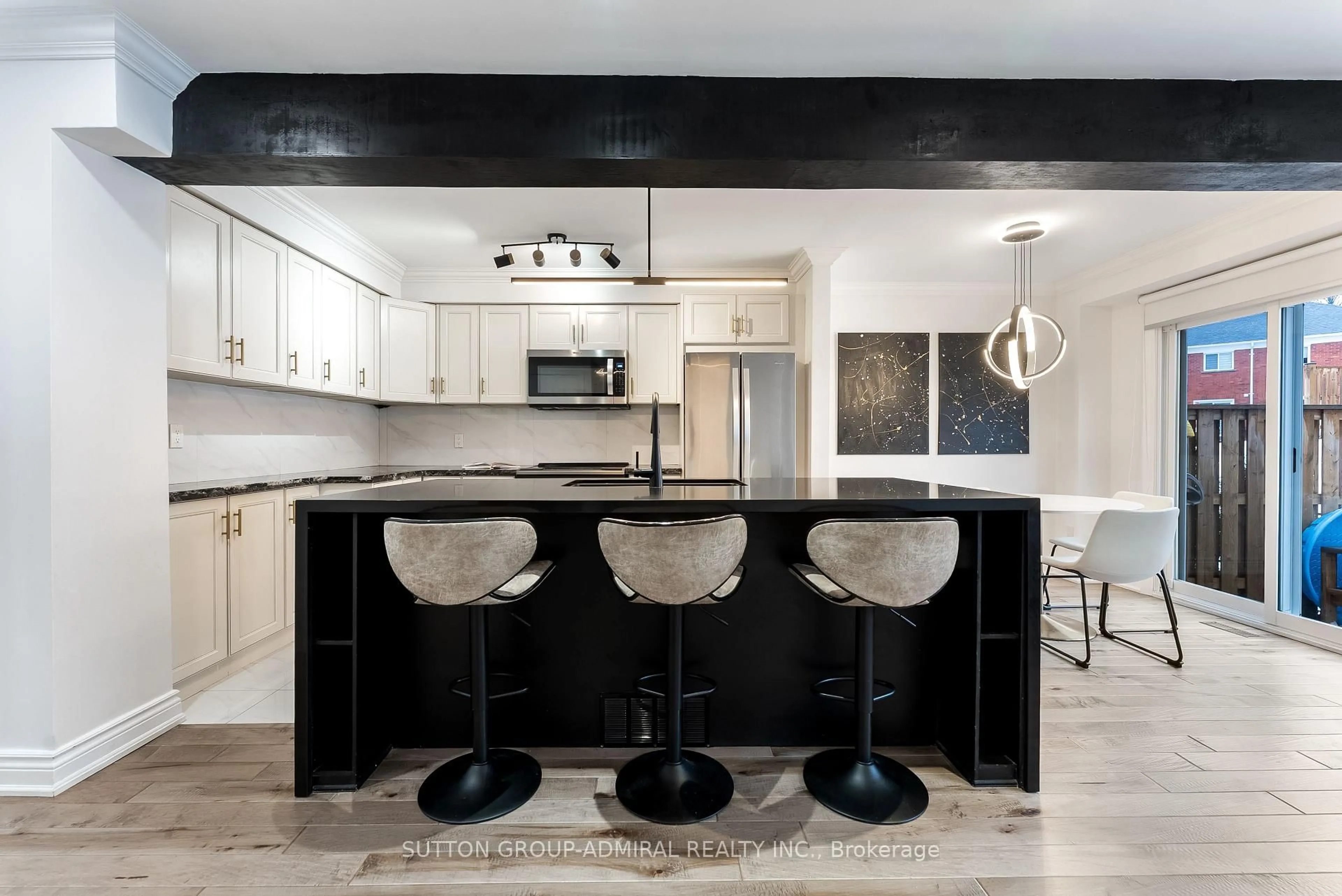 Contemporary kitchen, ceramic/tile floor for 10 Bassett Blvd #211, Whitby Ontario L1N 9C3