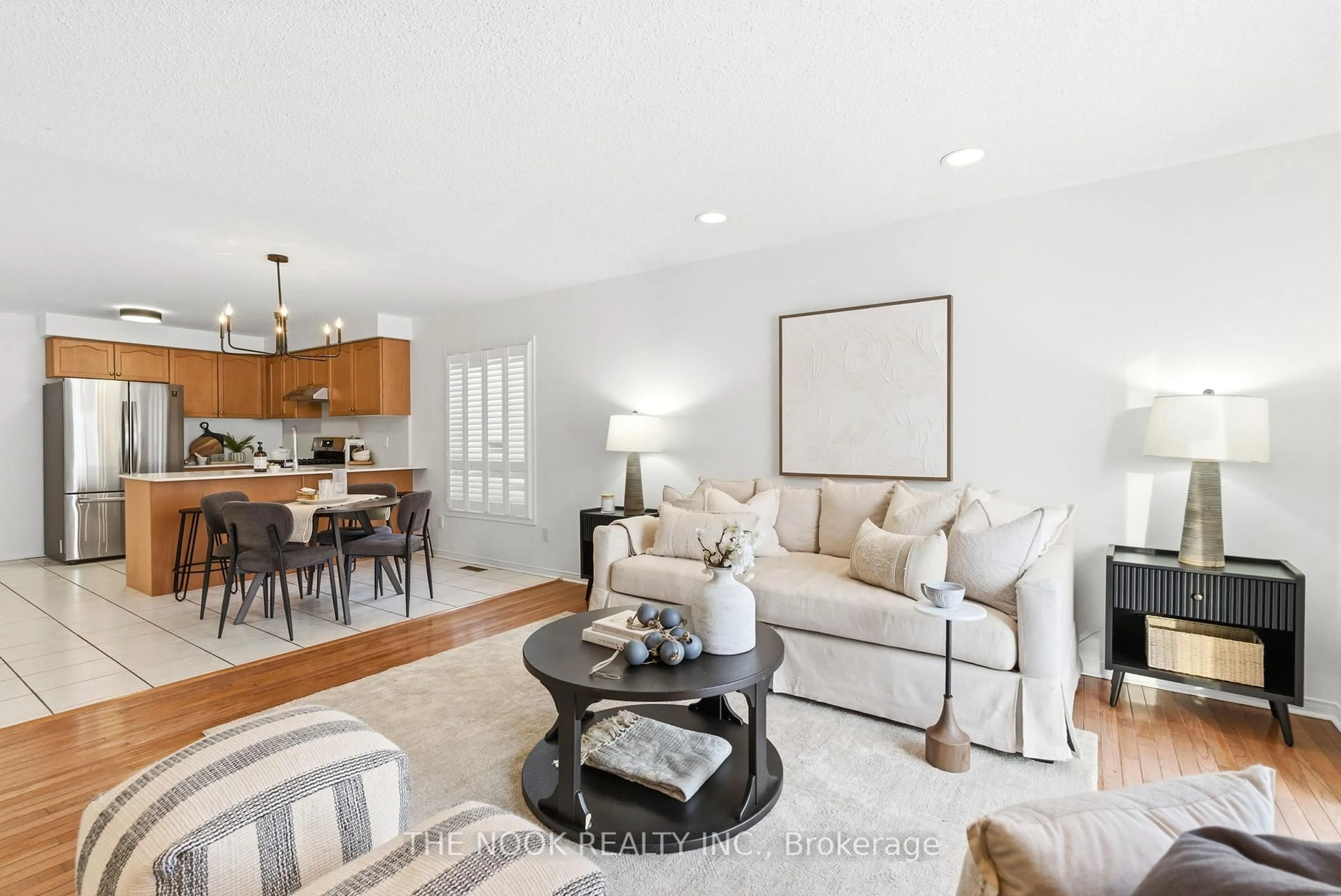 Living room with furniture, unknown for 9 James Rowe Dr, Whitby Ontario L1R 2X8