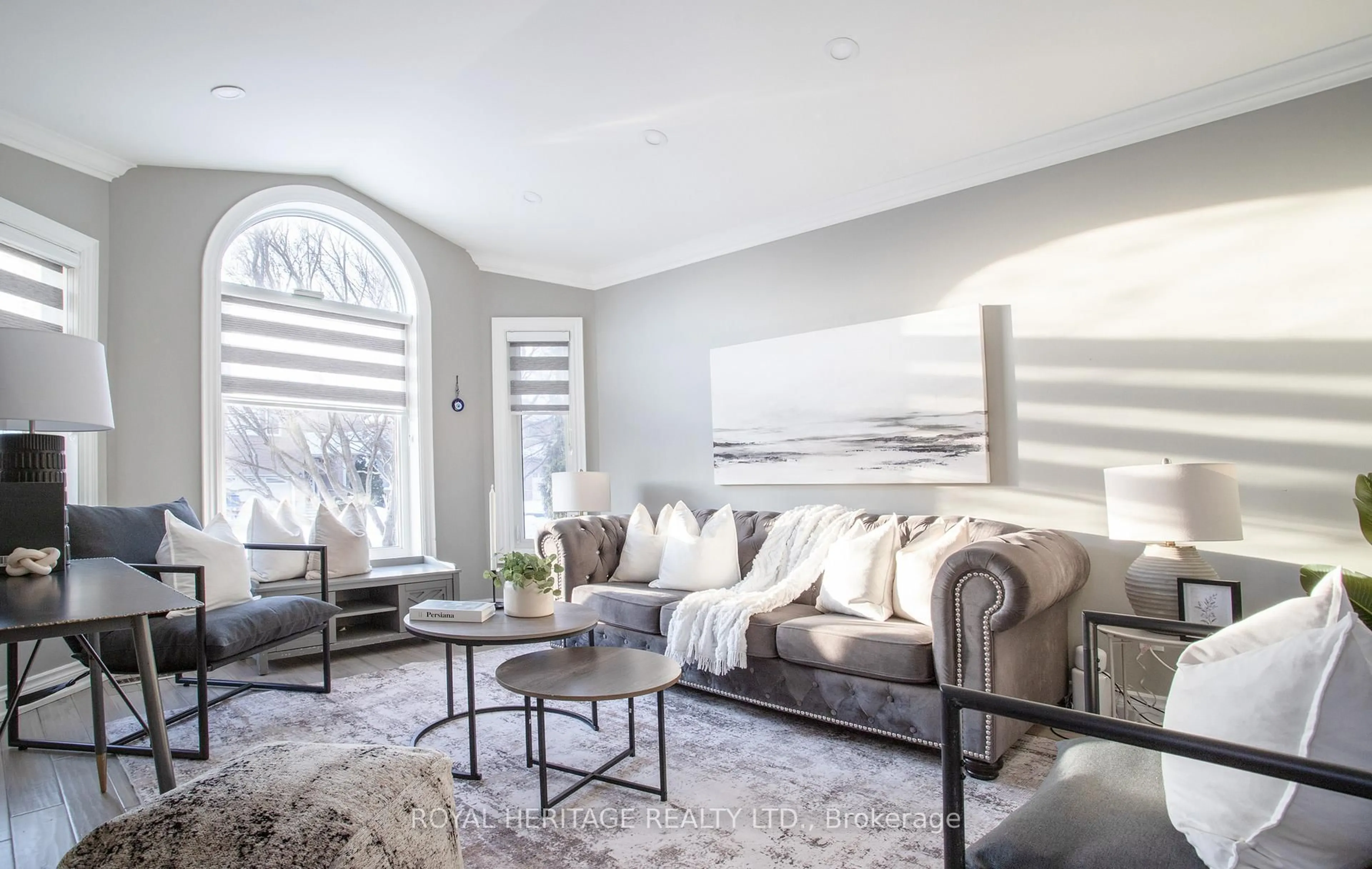 Living room with furniture, unknown for 9 Sato St, Whitby Ontario L1R 2E6