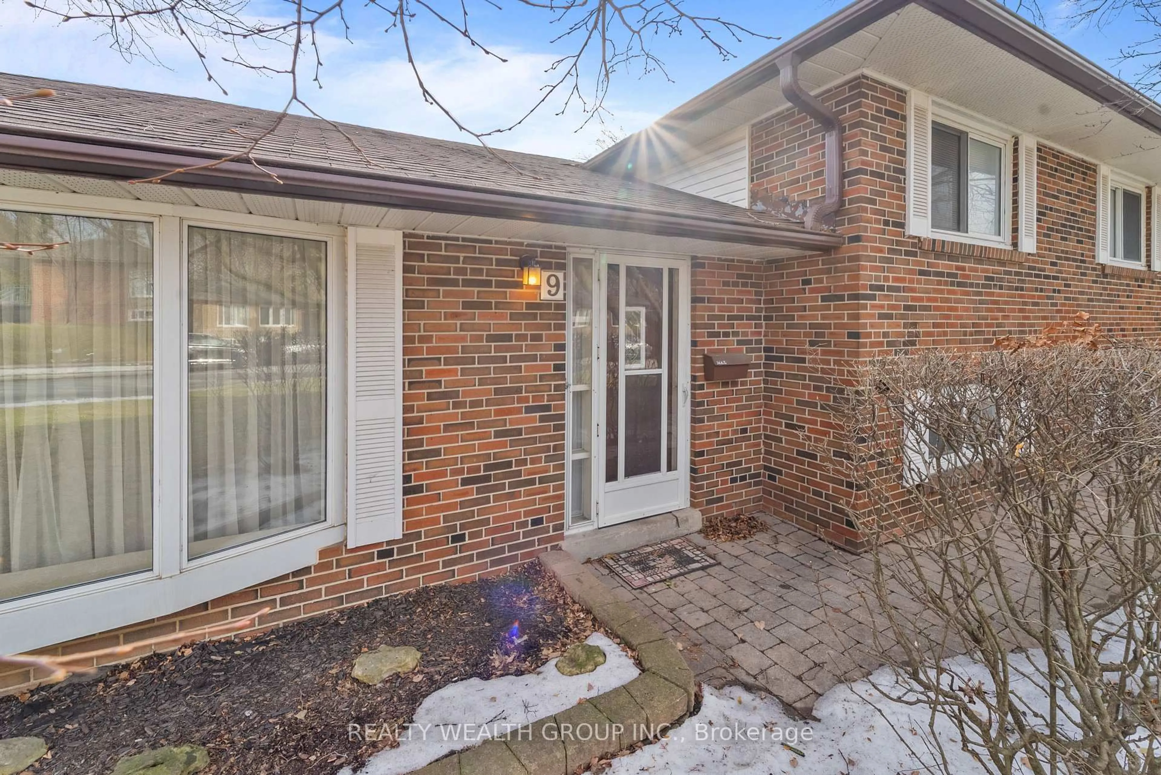 Home with brick exterior material, street for 9 Eastpark Blvd, Toronto Ontario M1H 1C5