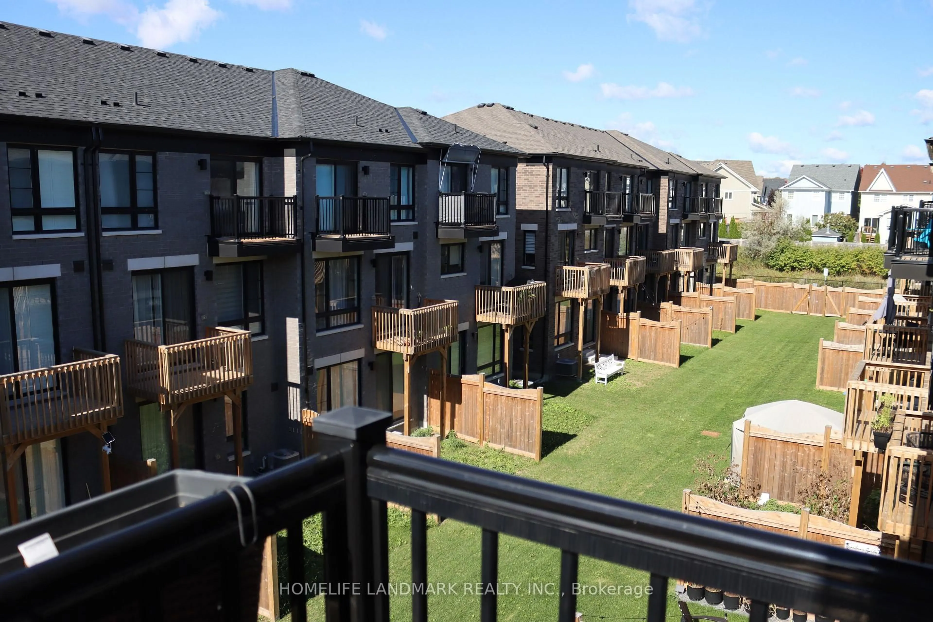 A pic from outside/outdoor area/front of a property/back of a property/a pic from drone, city buildings view from balcony for 42 Lake Trail Way, Whitby Ontario L1M 0M3