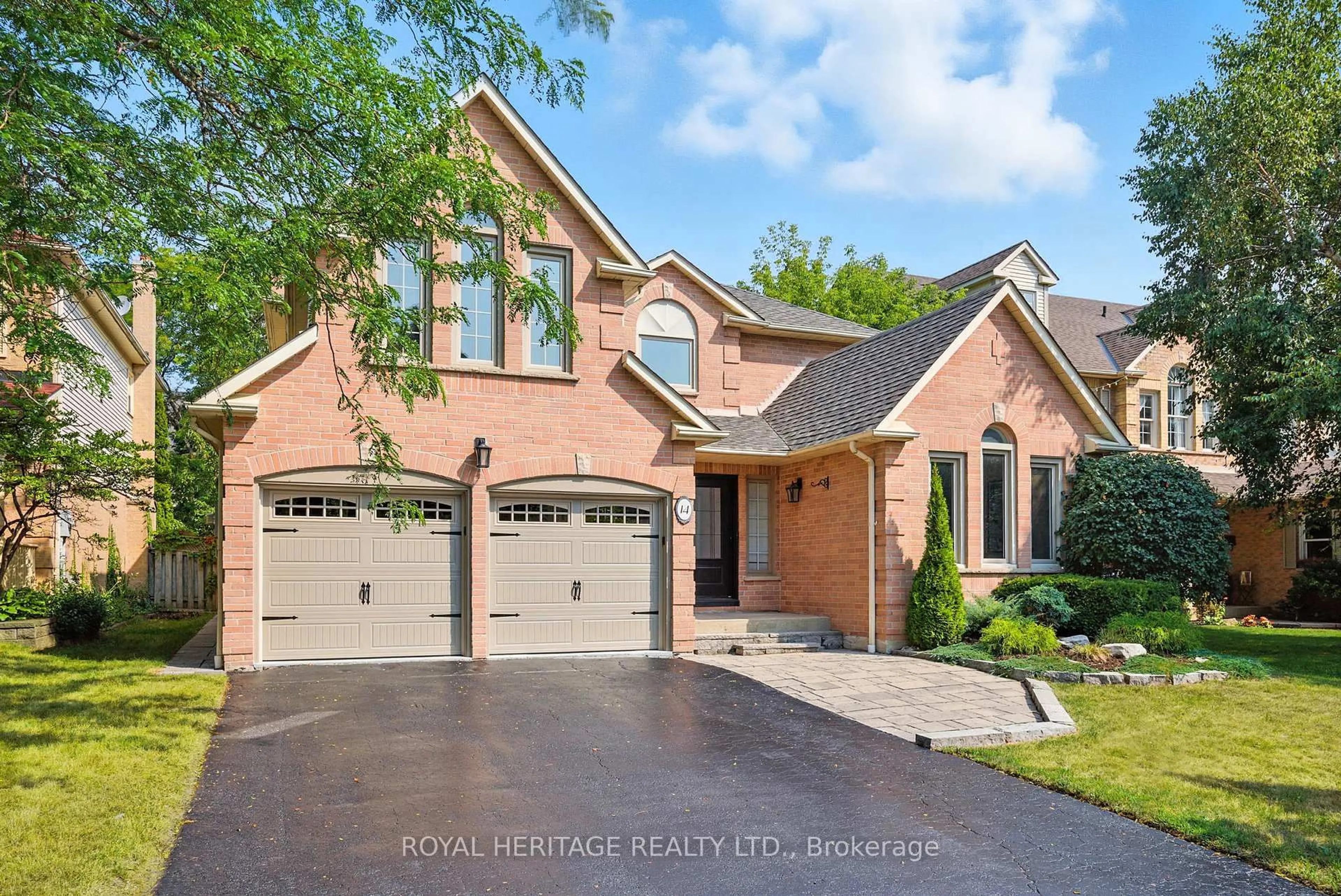 Home with brick exterior material, street for 14 Balsdon Cres, Whitby Ontario L1P 1L5