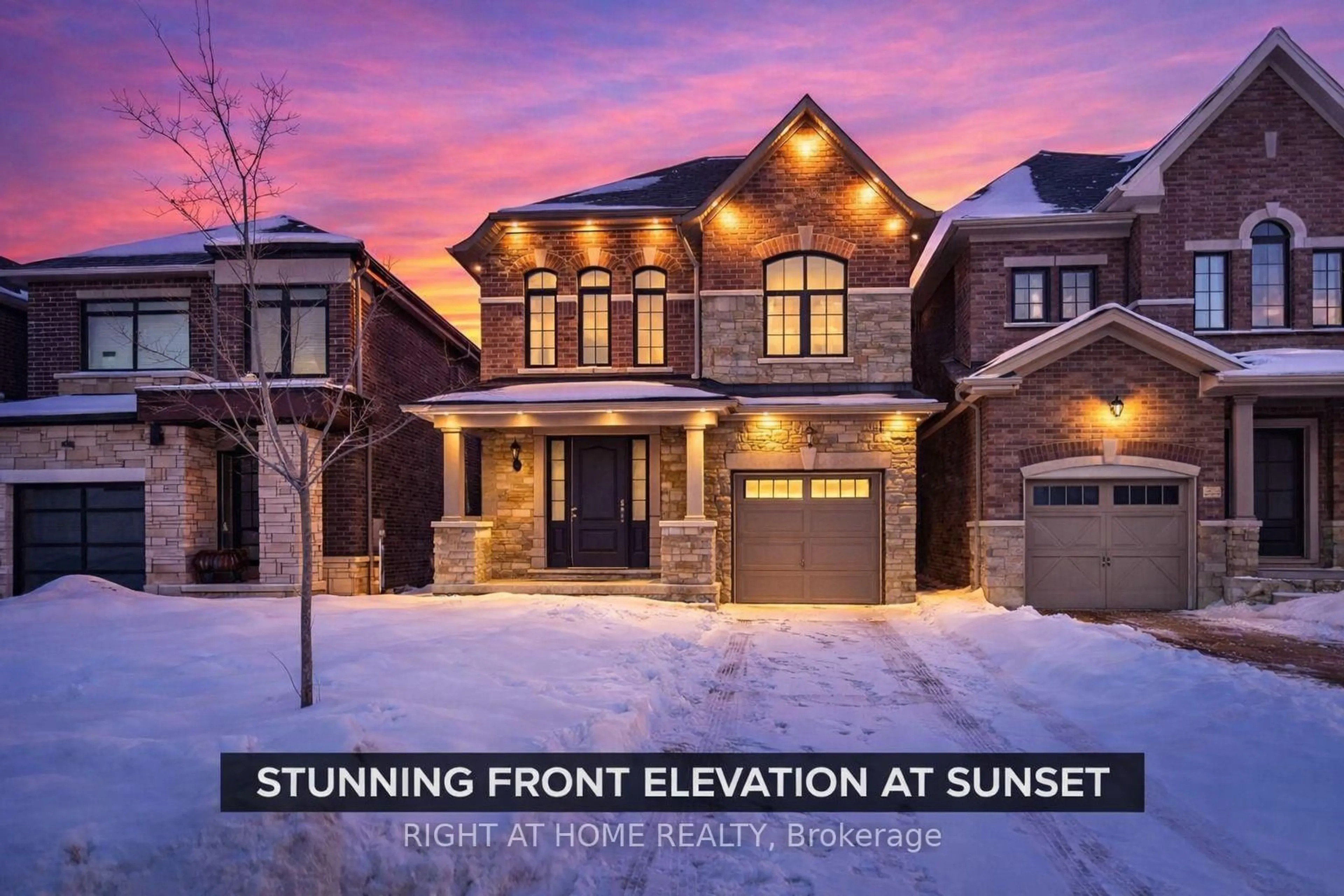 Home with brick exterior material, street for 33 Auckland Dr, Whitby Ontario L1P 0H4