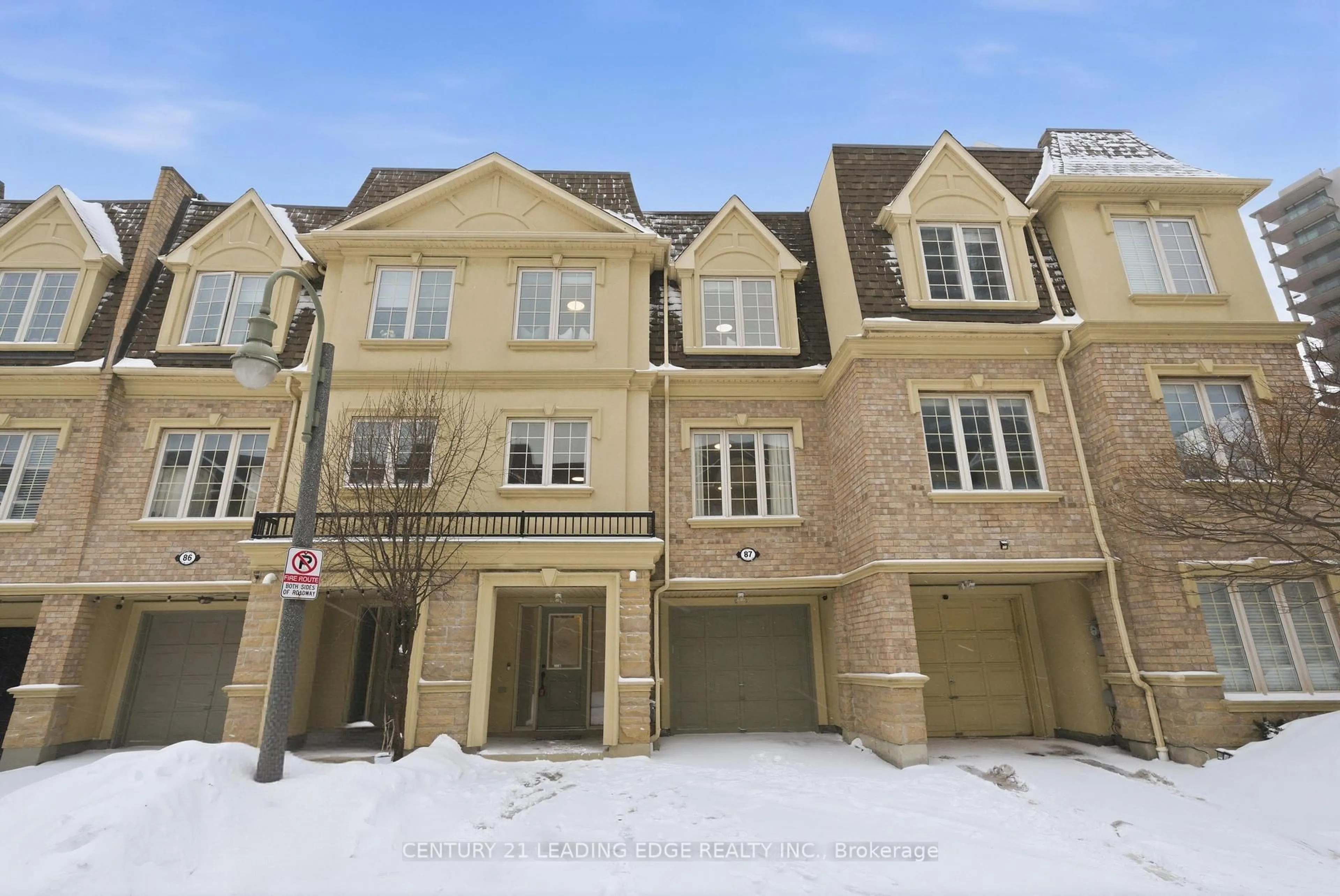 A pic from outside/outdoor area/front of a property/back of a property/a pic from drone, street for 1250 St. Martins Dr #87, Pickering Ontario L1W 0A2