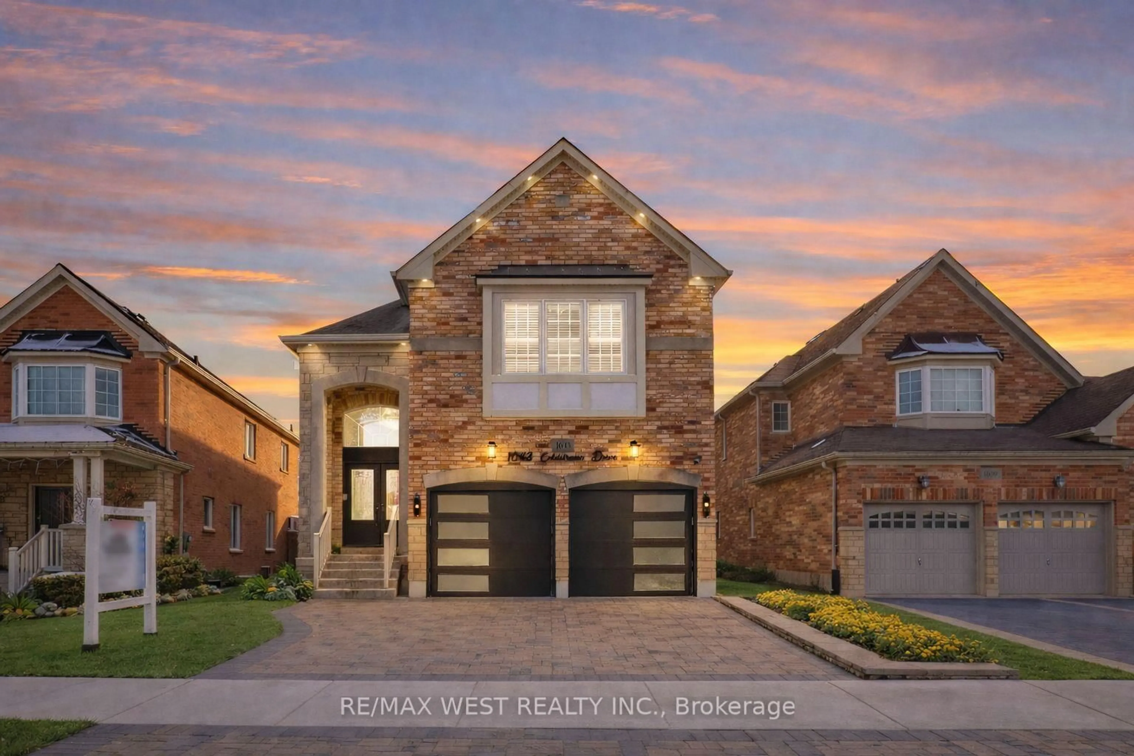 Home with brick exterior material, street for 1043 Coldstream Dr, Oshawa Ontario L1K 0J6