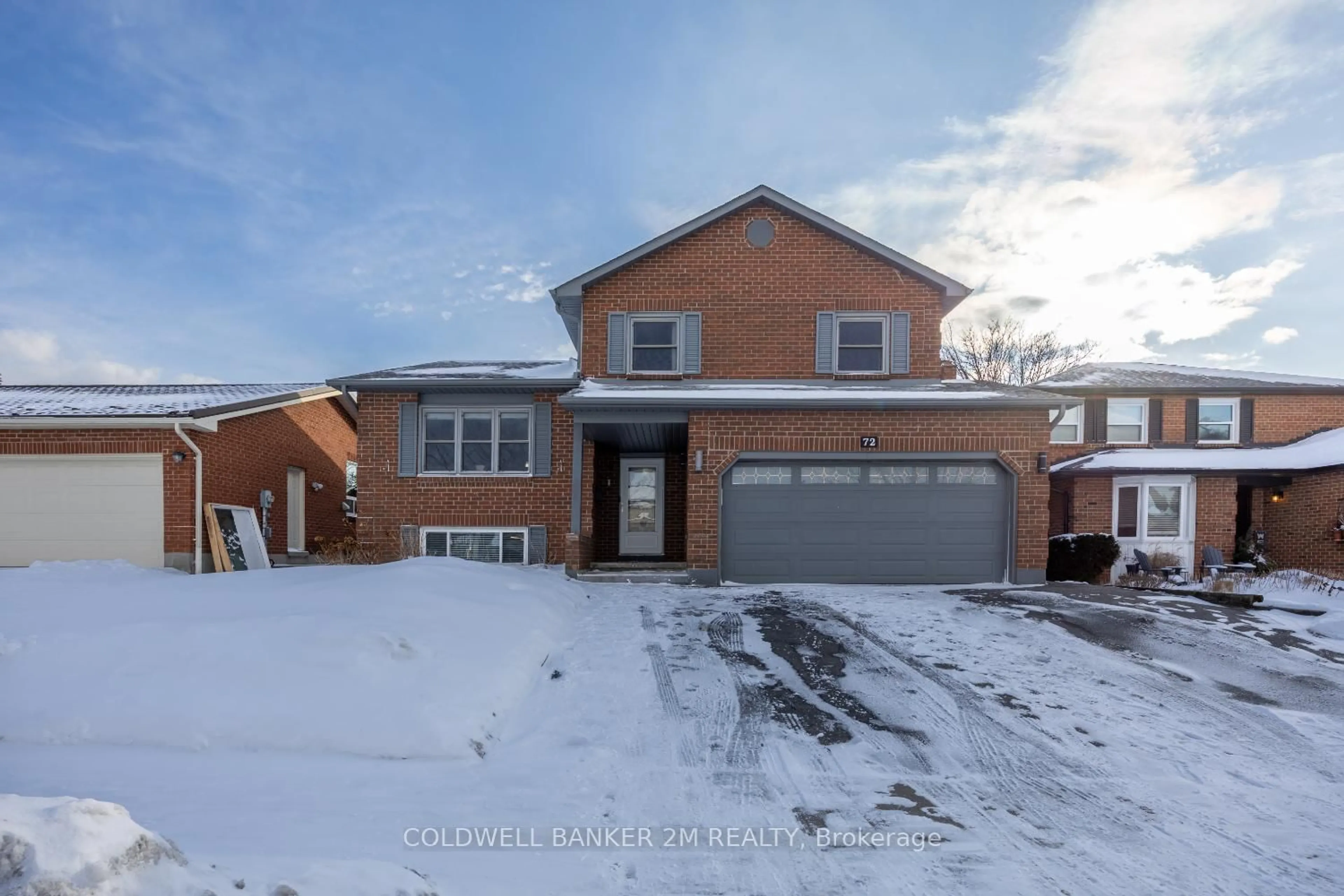 Home with brick exterior material, street for 72 Hawley Cres, Whitby Ontario L1N 6V9