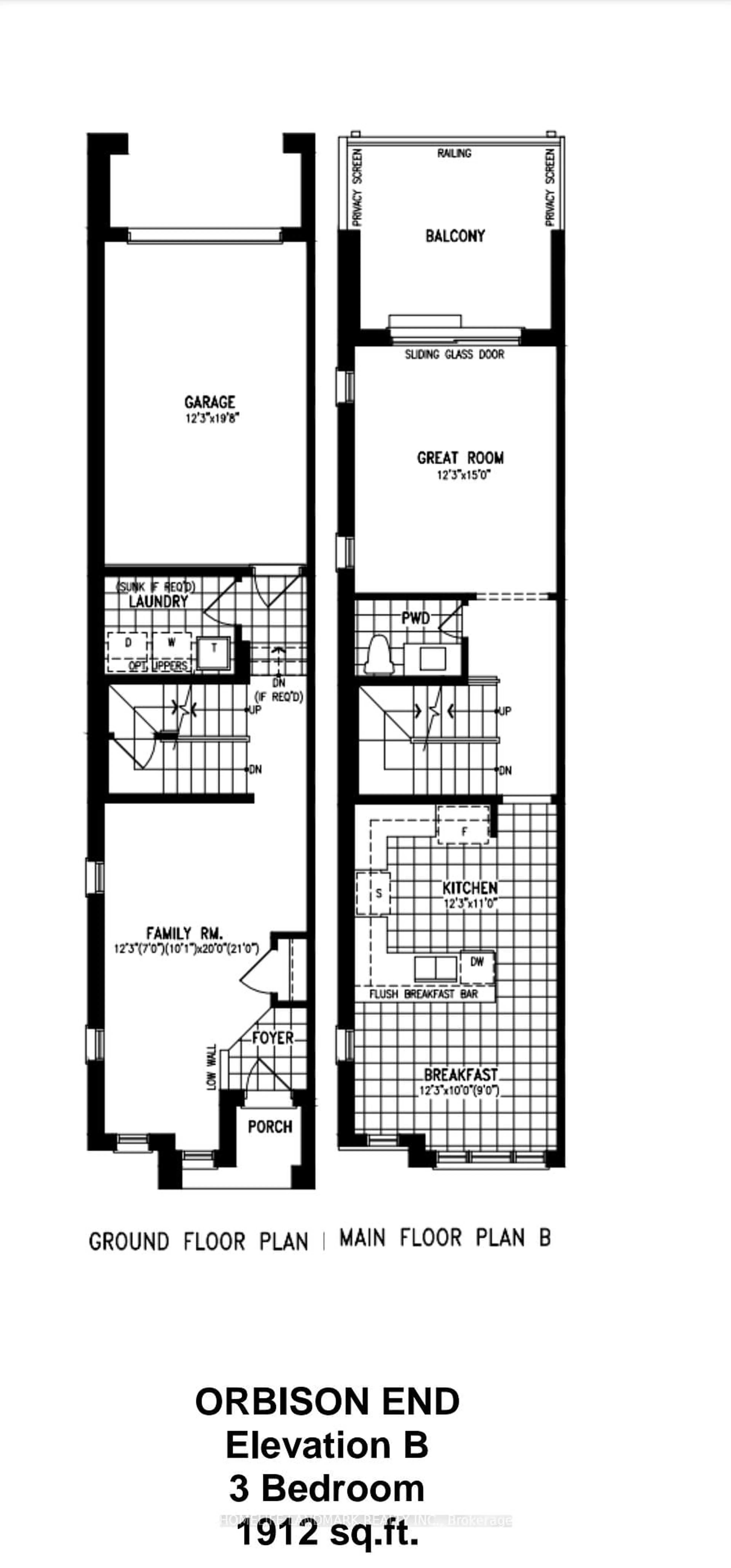 Floor plan for 2844 Whites Rd, Pickering Ontario L1X 0R6