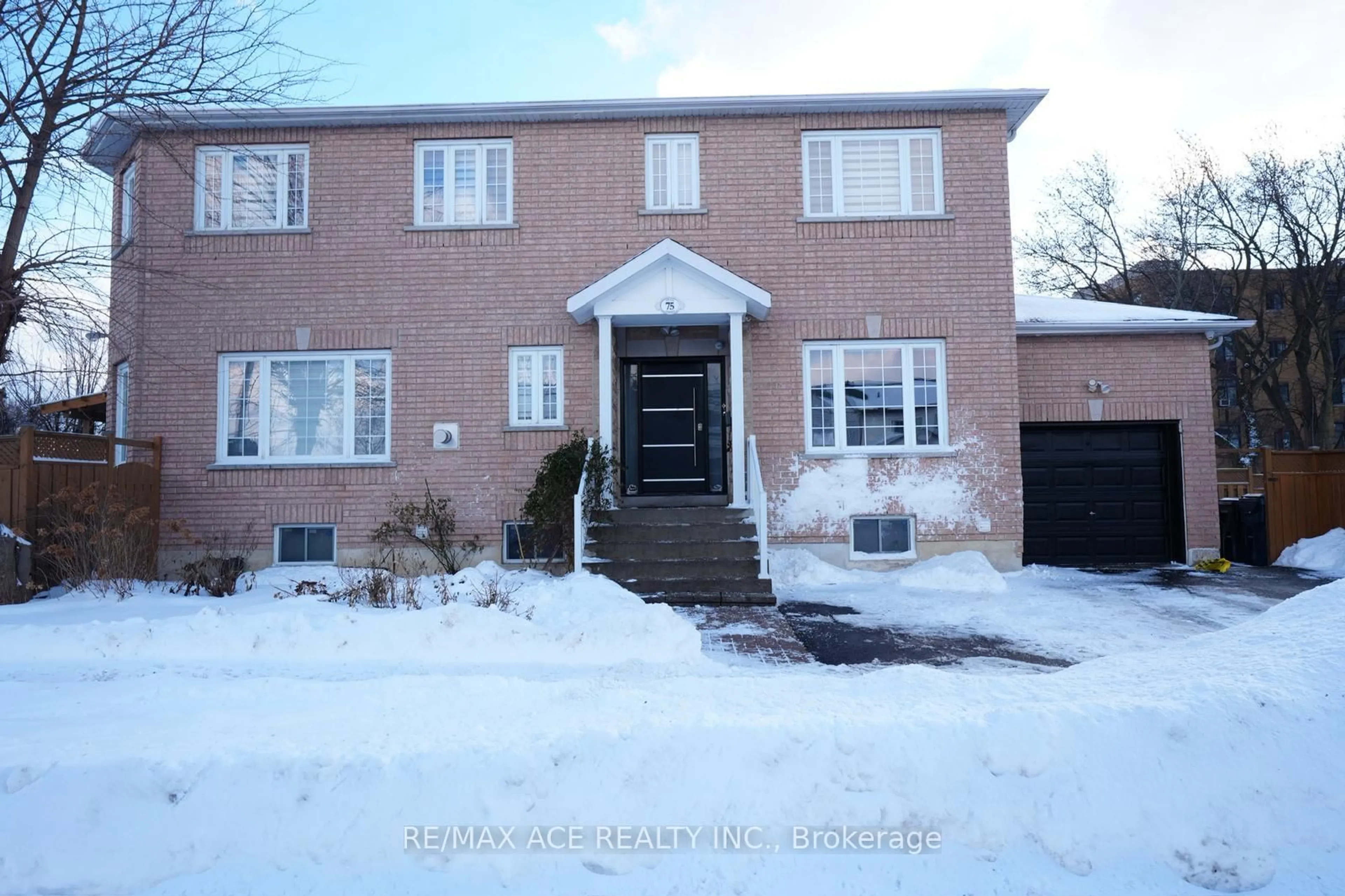 Home with brick exterior material, street for 75 Grace St, Toronto Ontario M1J 2L4