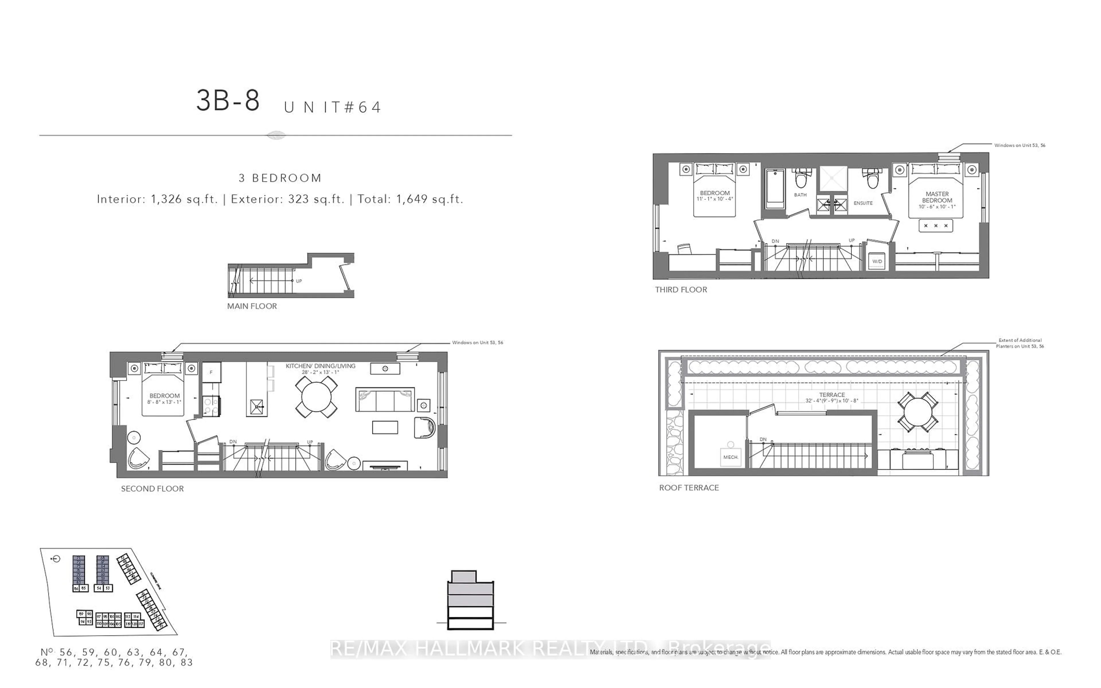 Floor plan for 176 Clonmore Ave #14, Toronto Ontario M1N 1Y1