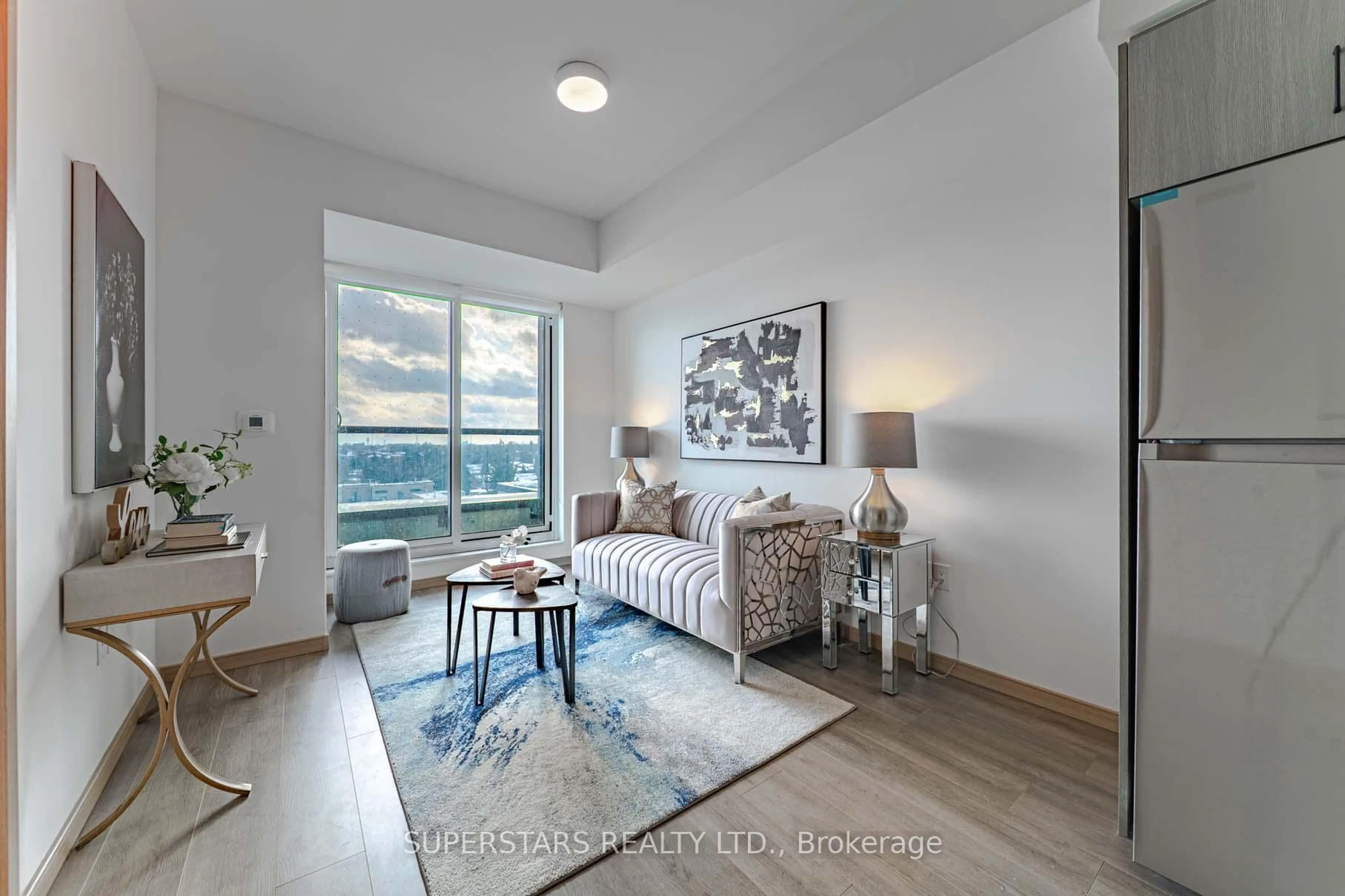 Living room with furniture, unknown for 3429 Sheppard Ave #805, Toronto Ontario M1T 0C2