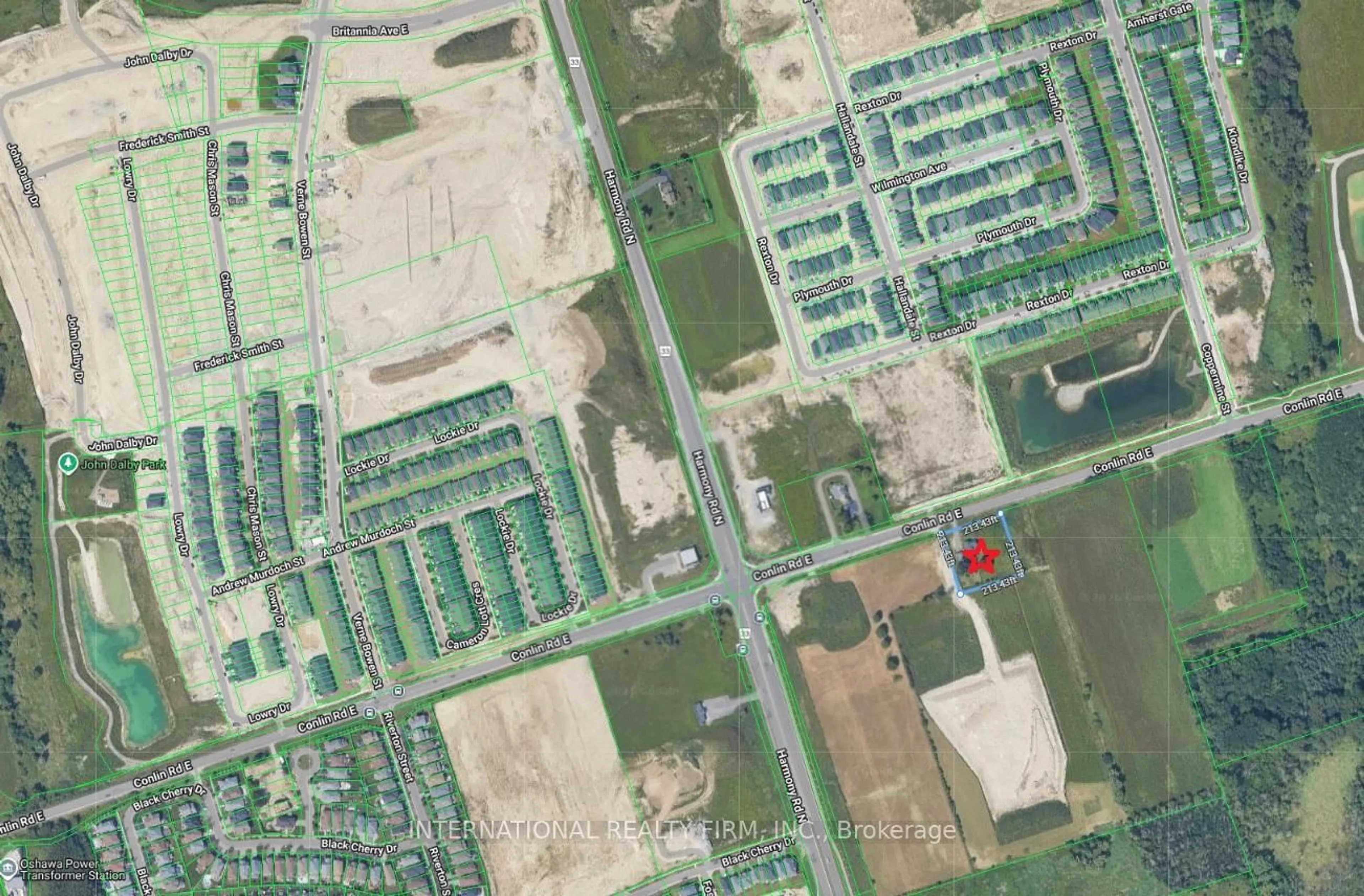 Picture of a map for 1151 Conlin Rd, Oshawa Ontario L1H 8L7