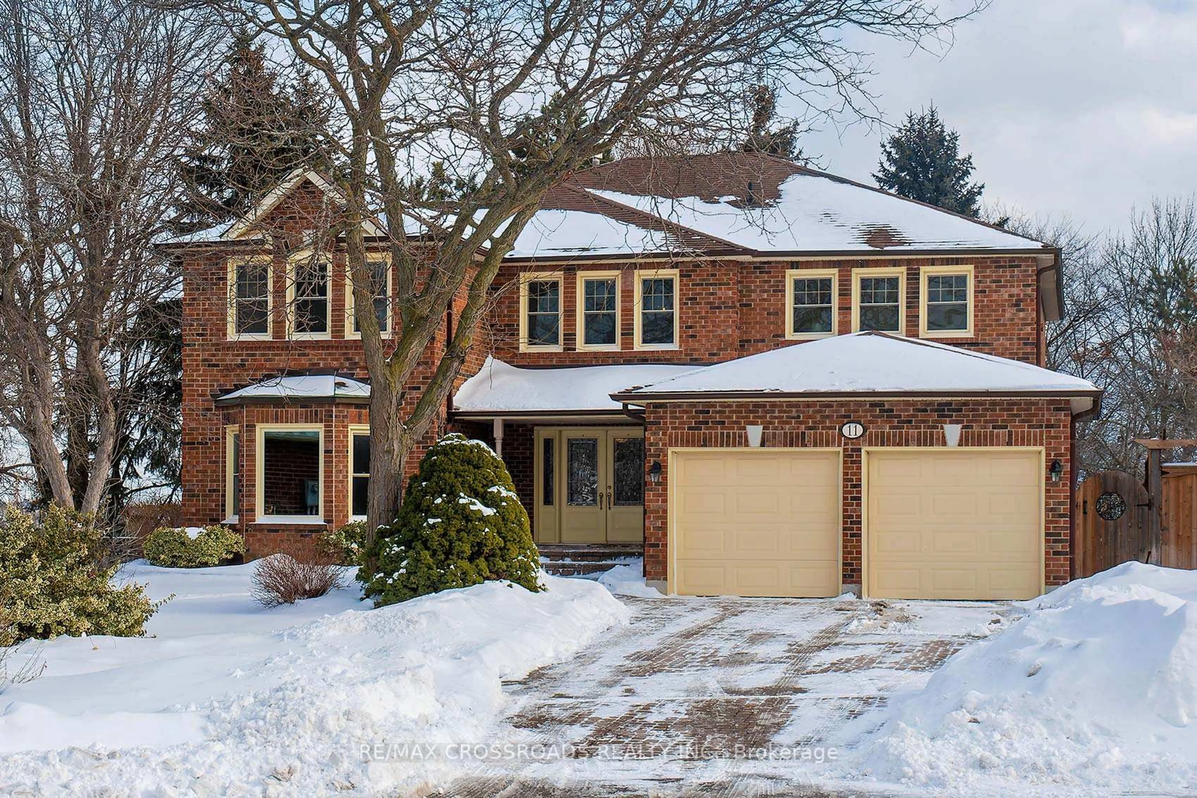 Home with brick exterior material, street for 11 Sayor Dr, Ajax Ontario L1T 3K2