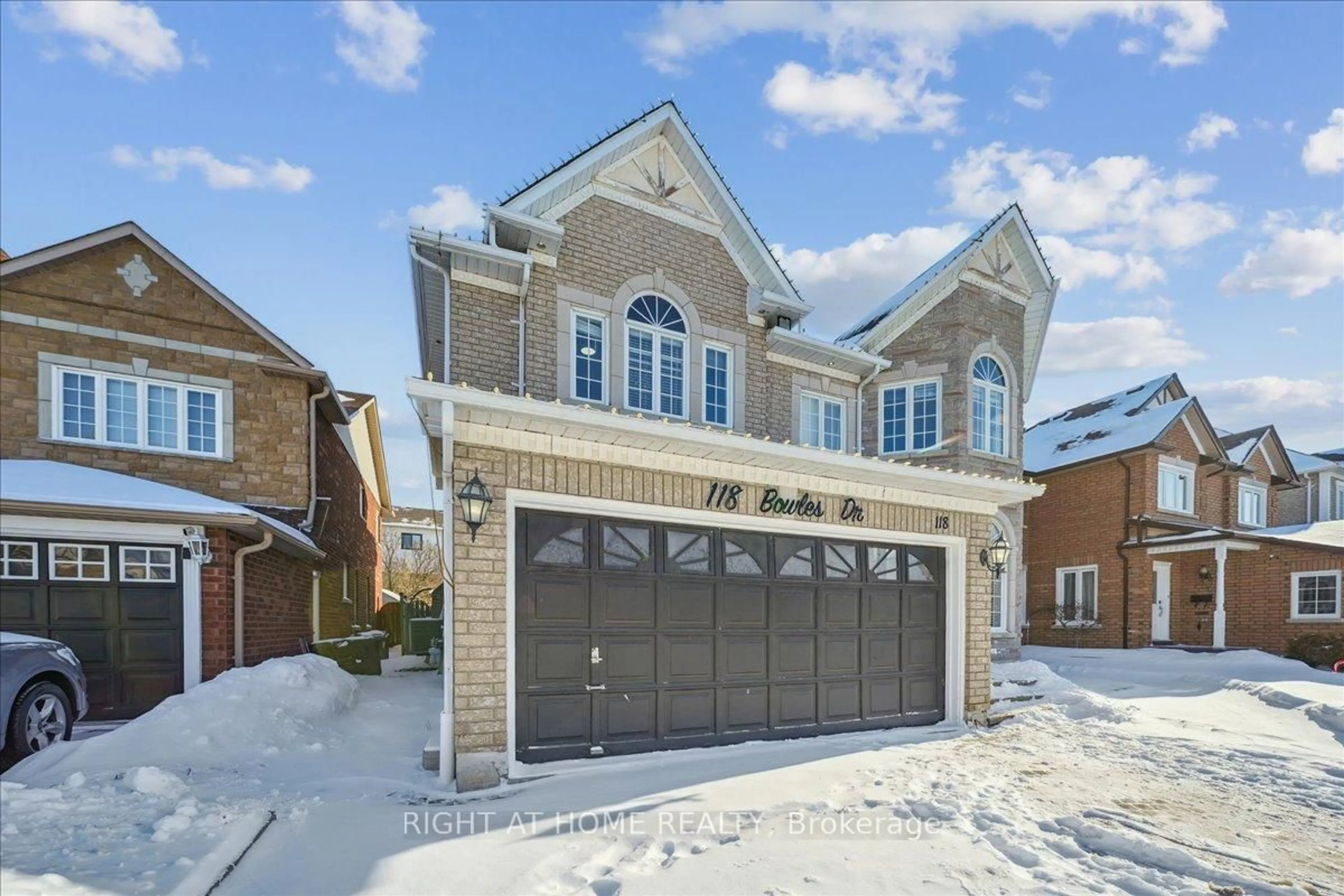 Home with brick exterior material, street for 118 Bowles Dr, Ajax Ontario L1T 4C2