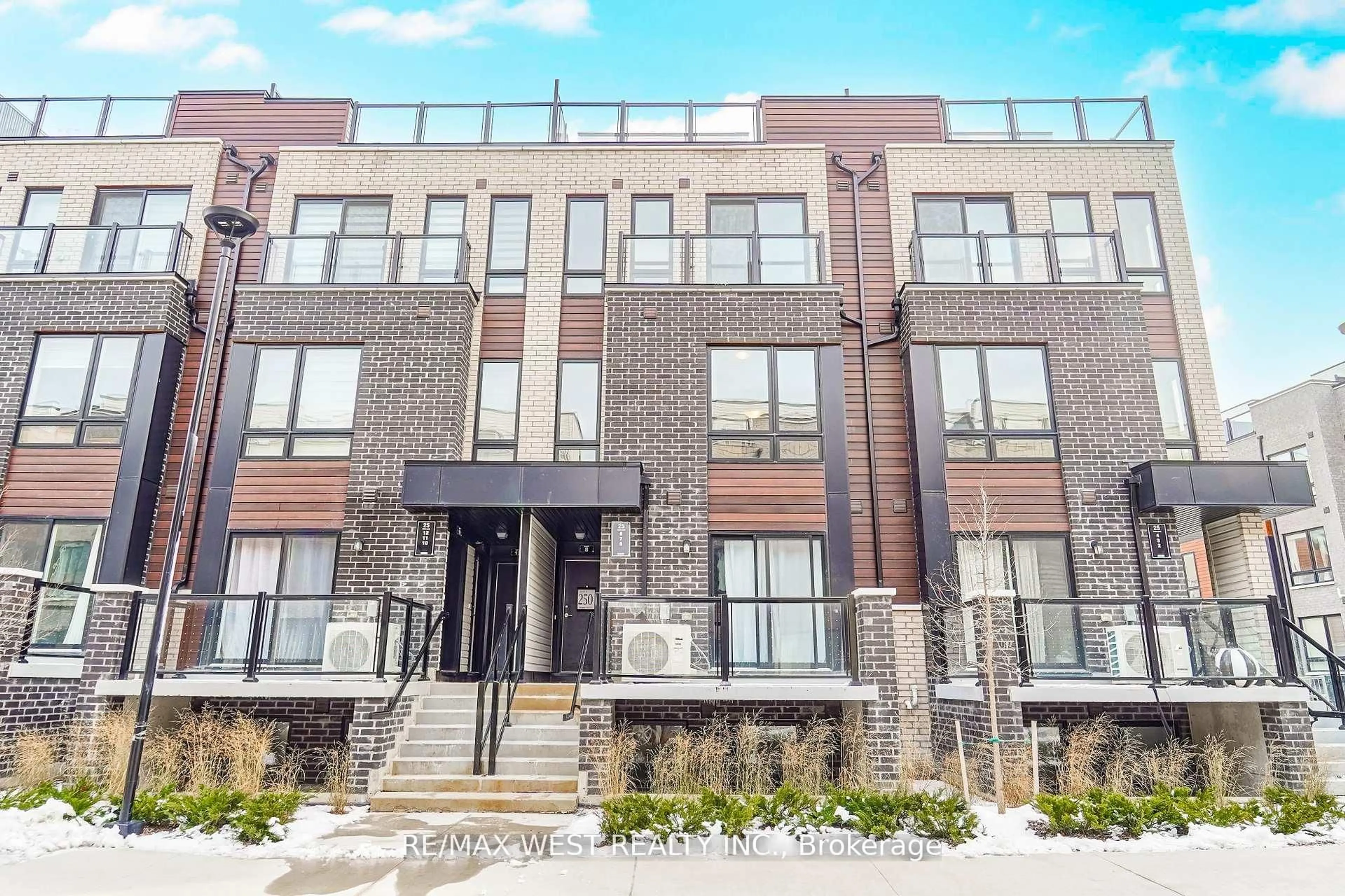 Home with brick exterior material, street for 25 Priya Lane #7, Toronto Ontario M1B 0E8