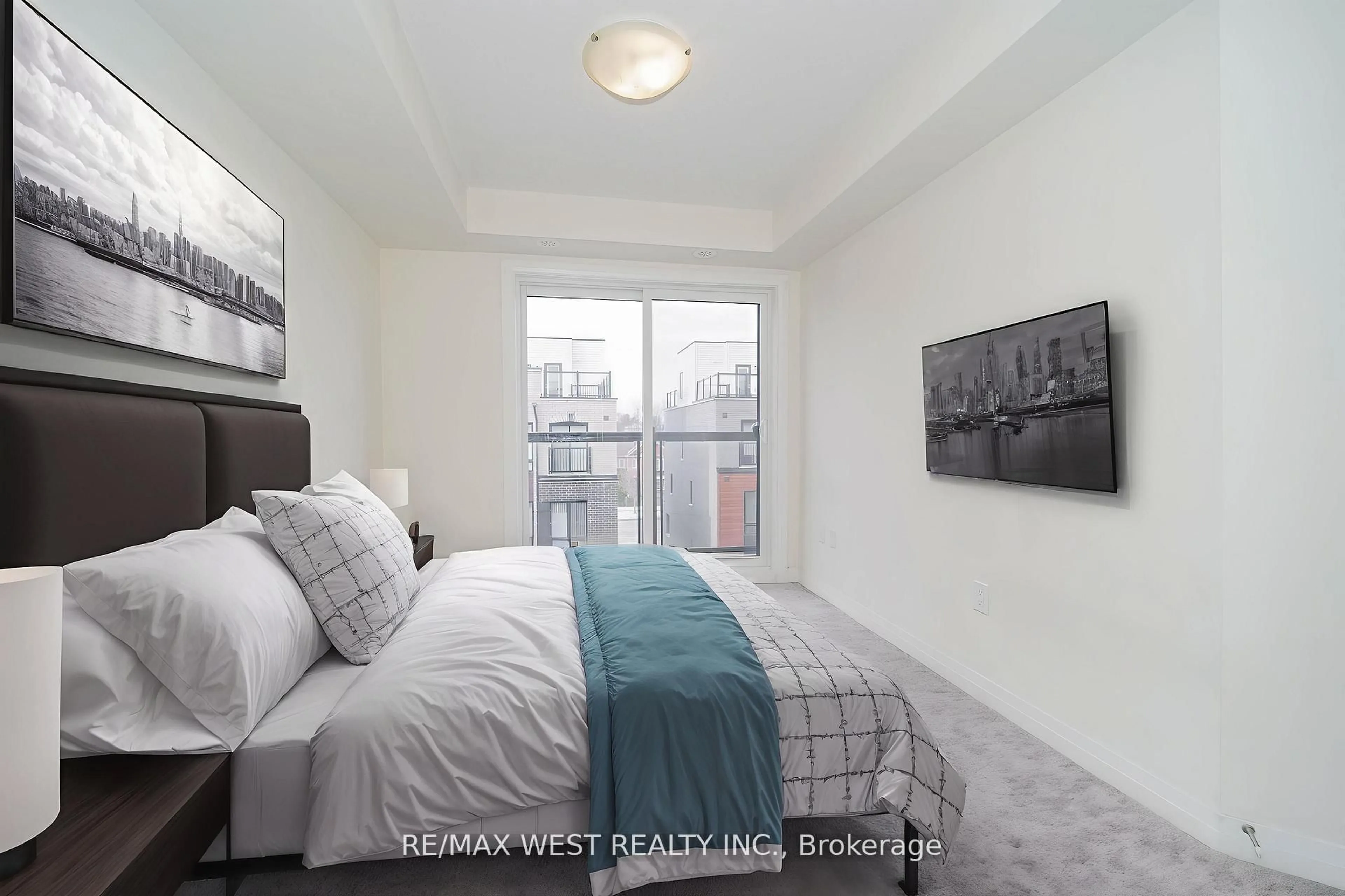 Bedroom with bed, unknown for 25 Priya Lane #7, Toronto Ontario M1B 0E8