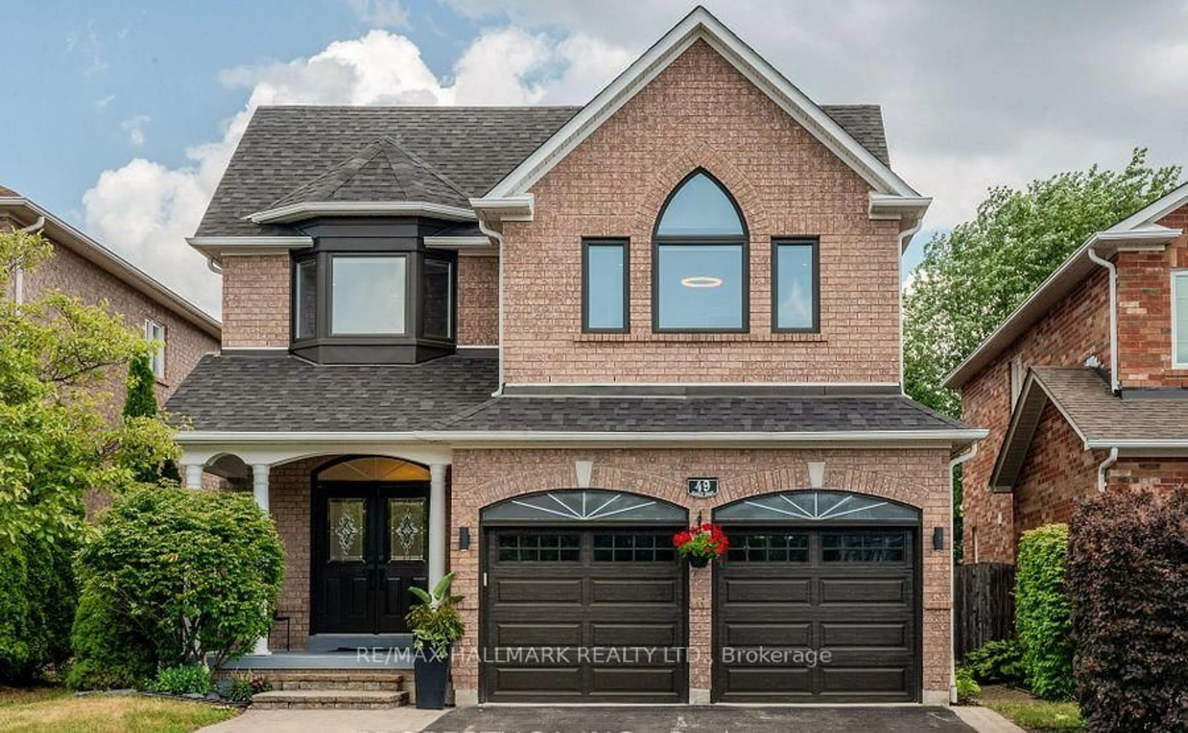 Home with brick exterior material, street for 49 Sonley Dr, Whitby Ontario L1R 3B7