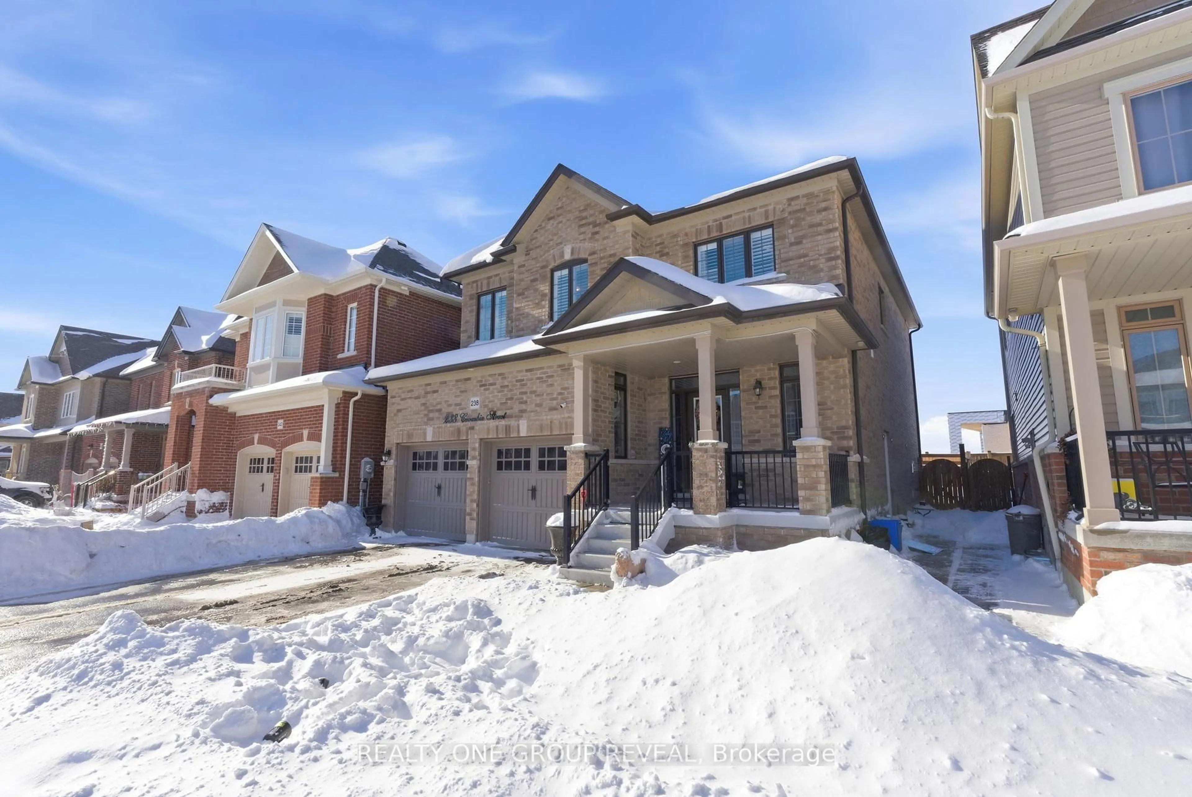 Home with brick exterior material, street for 238 Crombie St, Clarington Ontario L1C 0T8