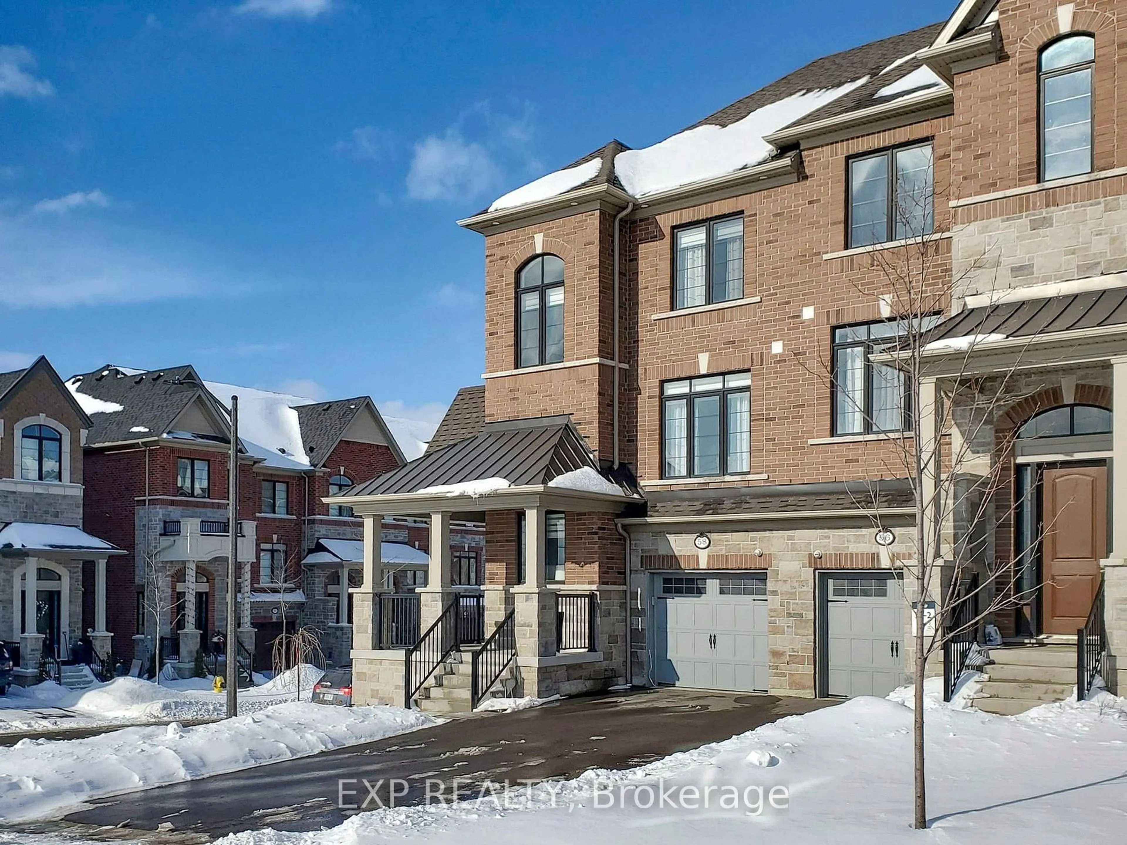 Home with brick exterior material, street for 58 Elkington Cres, Whitby Ontario L1P 0L7