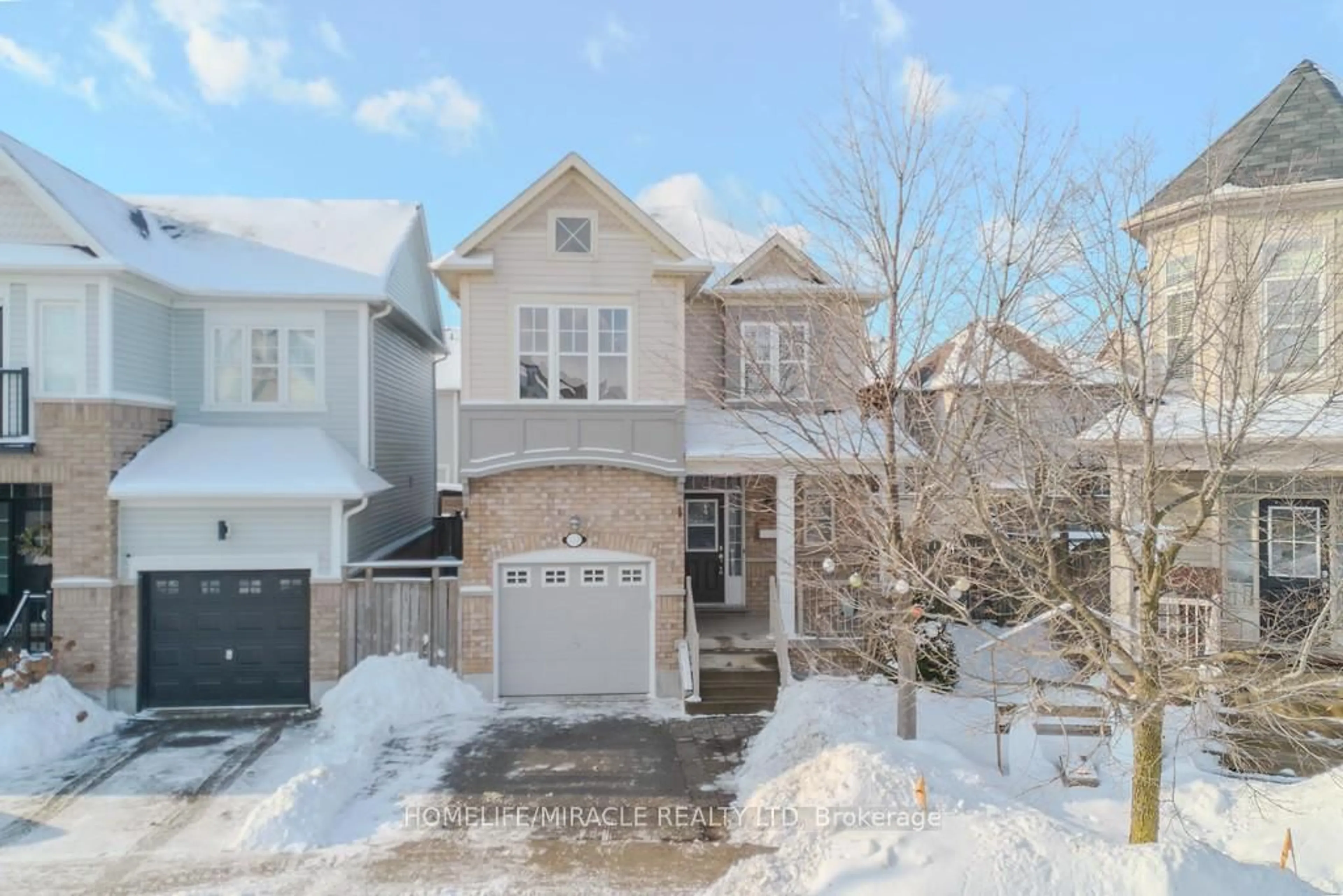 A pic from outside/outdoor area/front of a property/back of a property/a pic from drone, street for 113 James Govan Dr, Whitby Ontario L1N 0H4