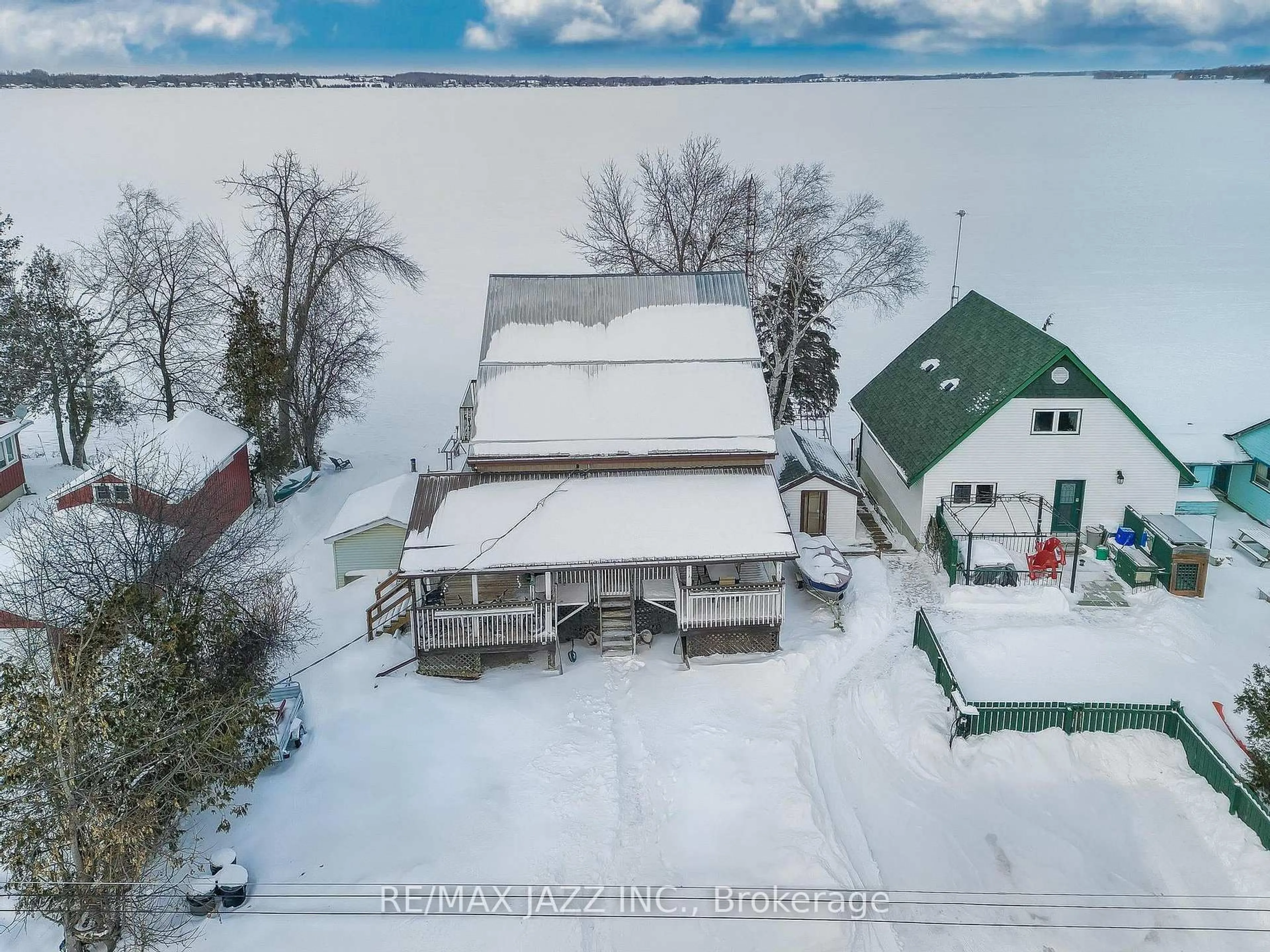A pic from outside/outdoor area/front of a property/back of a property/a pic from drone, building for 48 Johnstone Lane, Scugog Ontario L0B 1L0