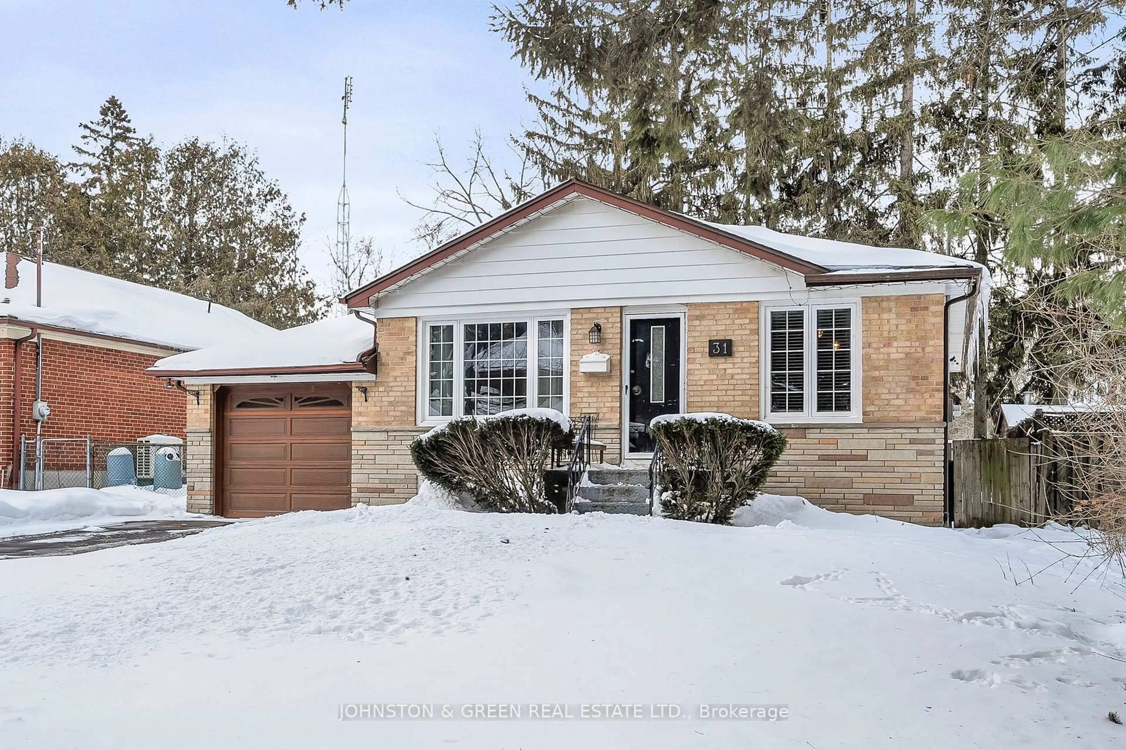 Home with brick exterior material, street for 31 Flerimac Rd, Toronto Ontario M4C 3G5