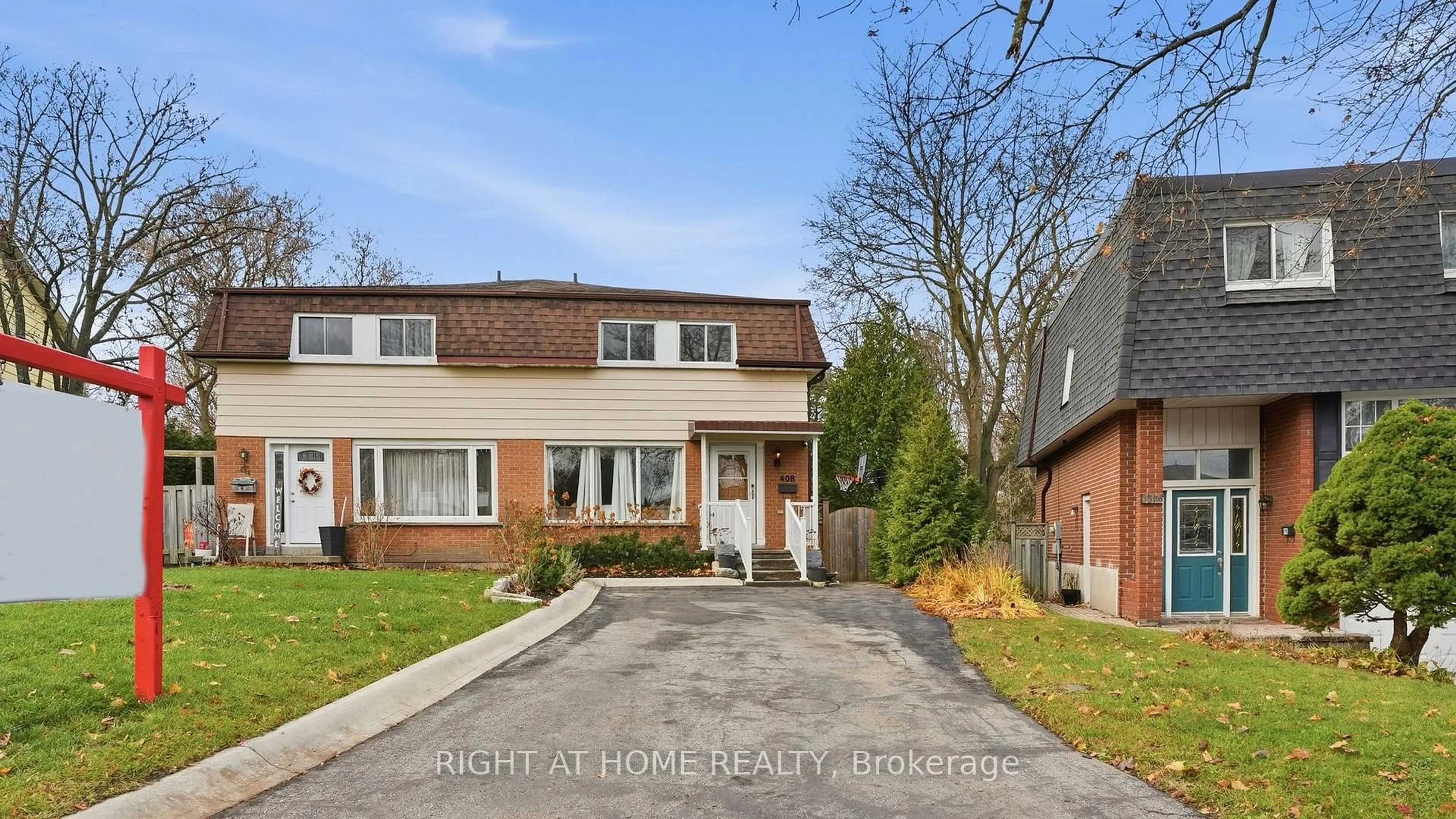 Home with brick exterior material, street for 408 Camelot Crt, Oshawa Ontario L1G 6P7