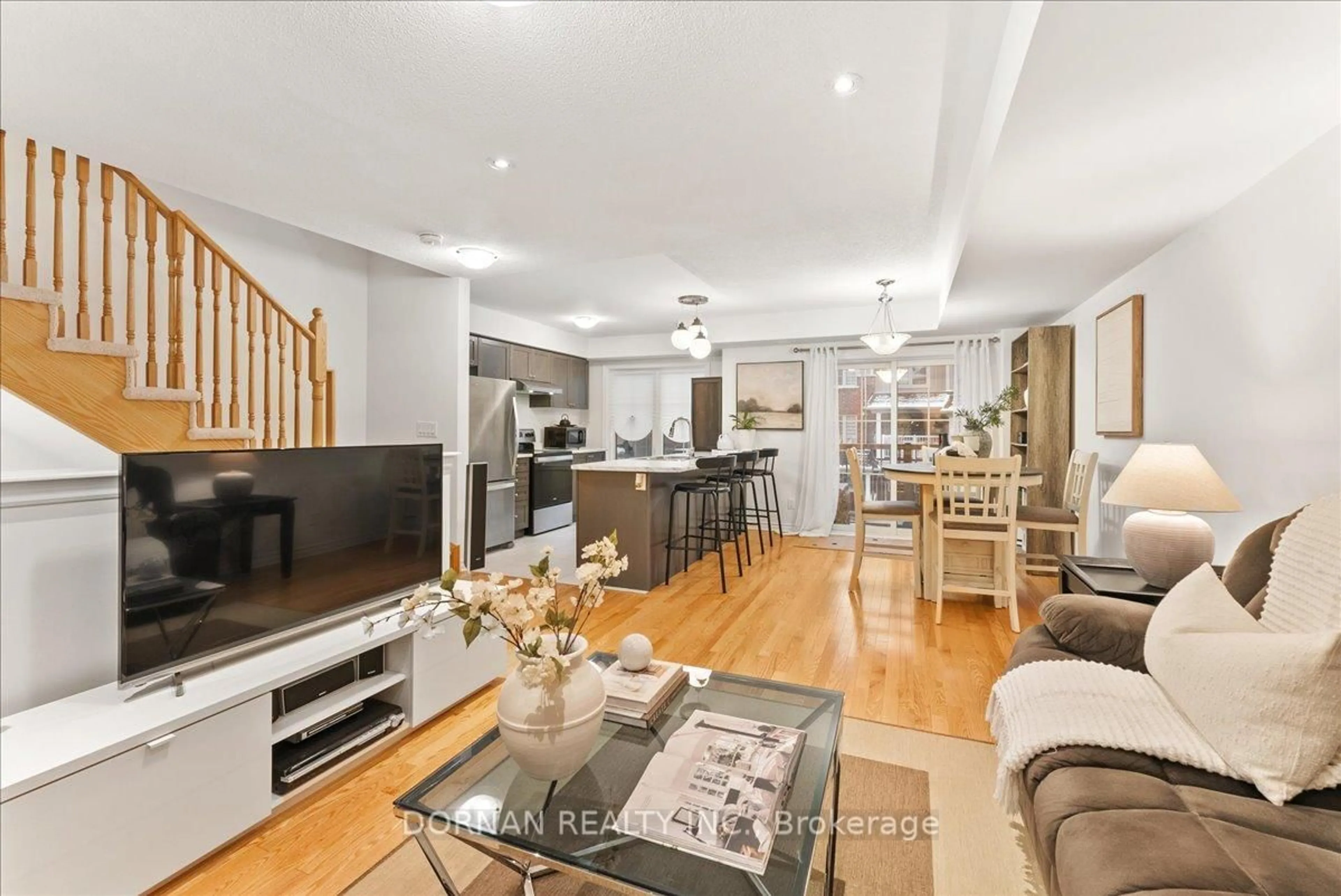 Open concept kitchen, unknown for 37 Mappin Way, Whitby Ontario L1R 0R4