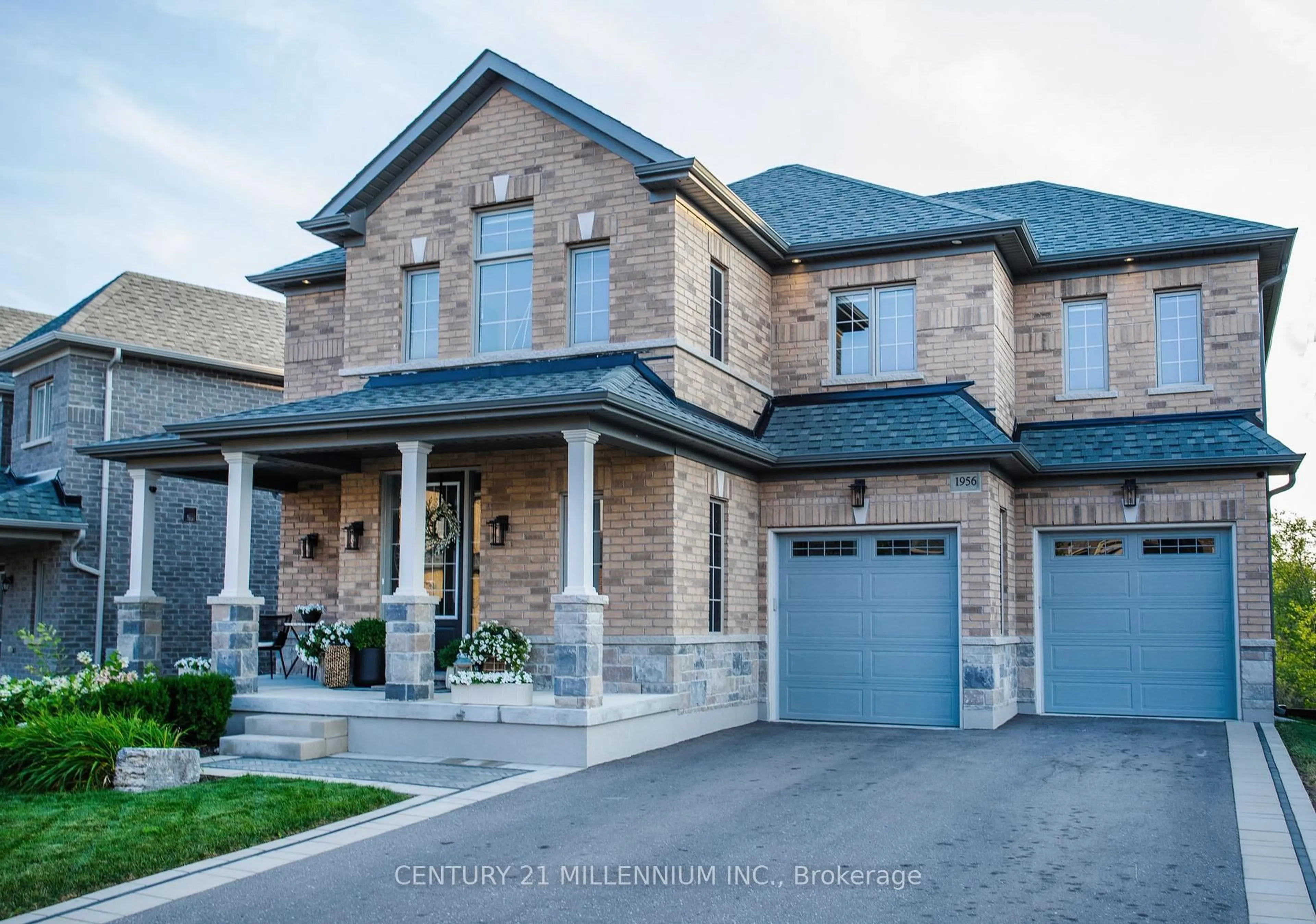 Home with brick exterior material, street for 1956 Don White Crt, Oshawa Ontario L1K 1A1