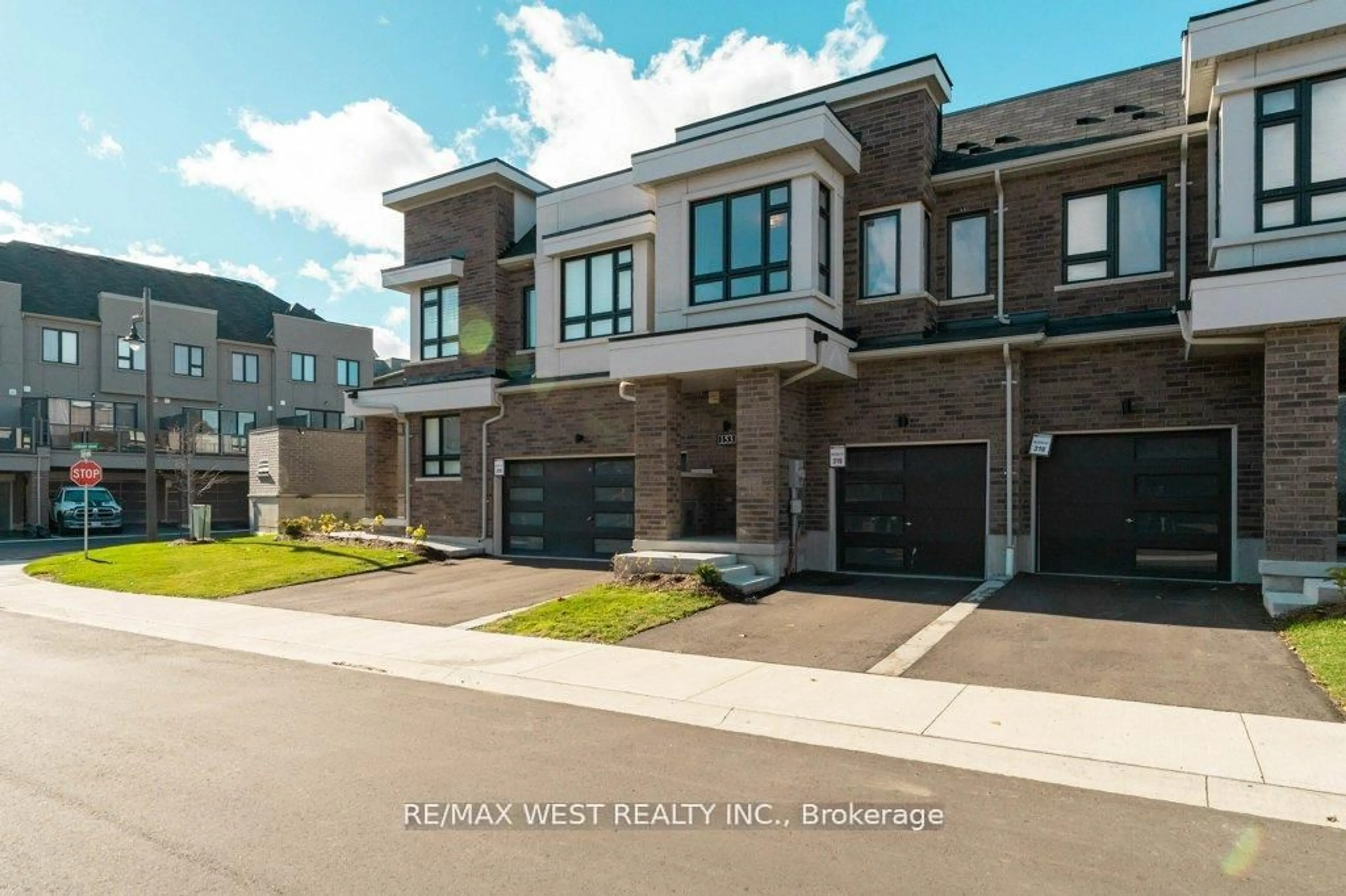 Home with brick exterior material, street for 153 Sailors Landing Dr, Clarington Ontario L1C 7G4