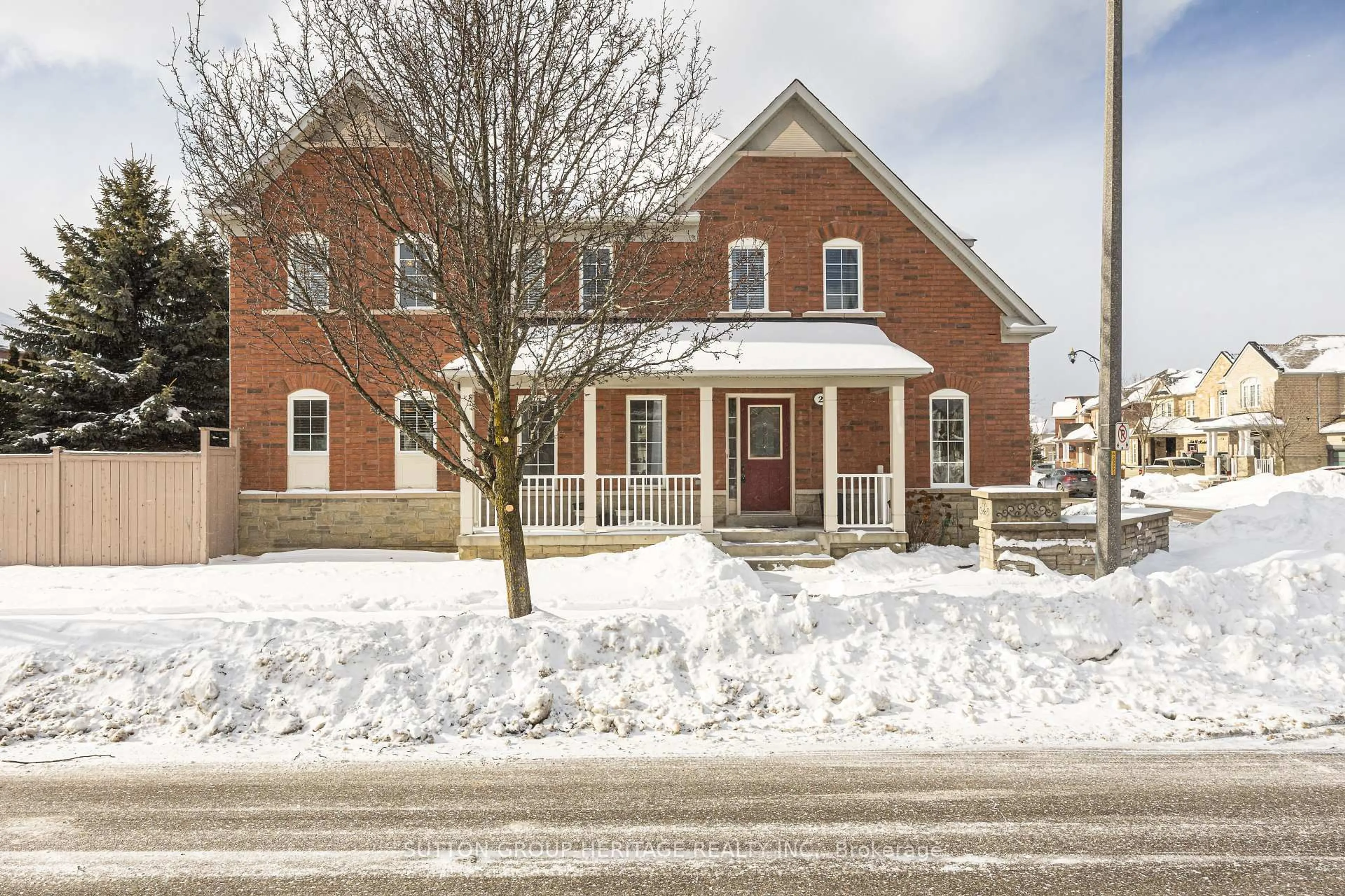 Home with brick exterior material, street for 2 Peacock Cres, Ajax Ontario L1T 0C6