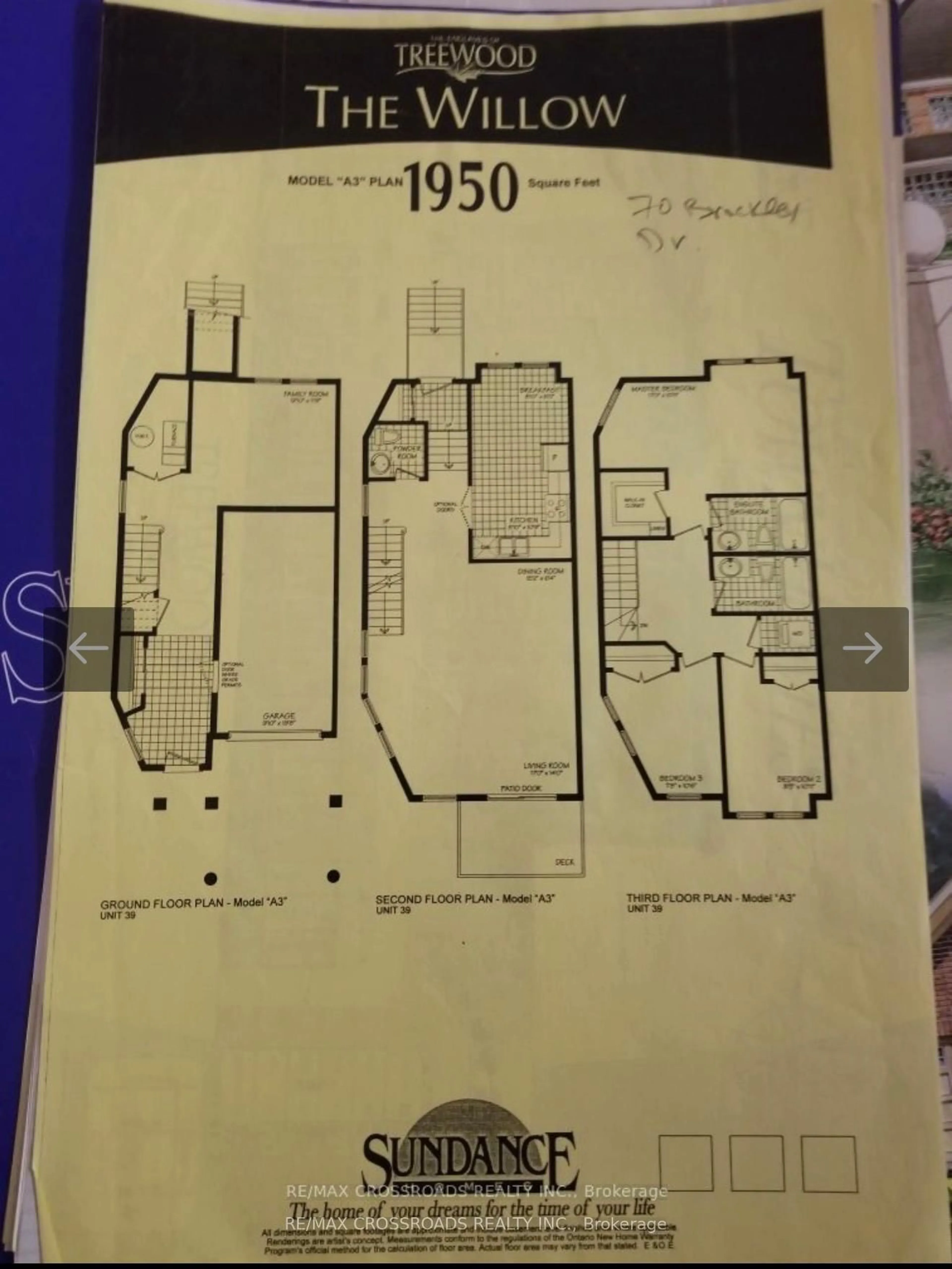 Floor plan for 70 Brockley Dr, Toronto Ontario M1P 0A2
