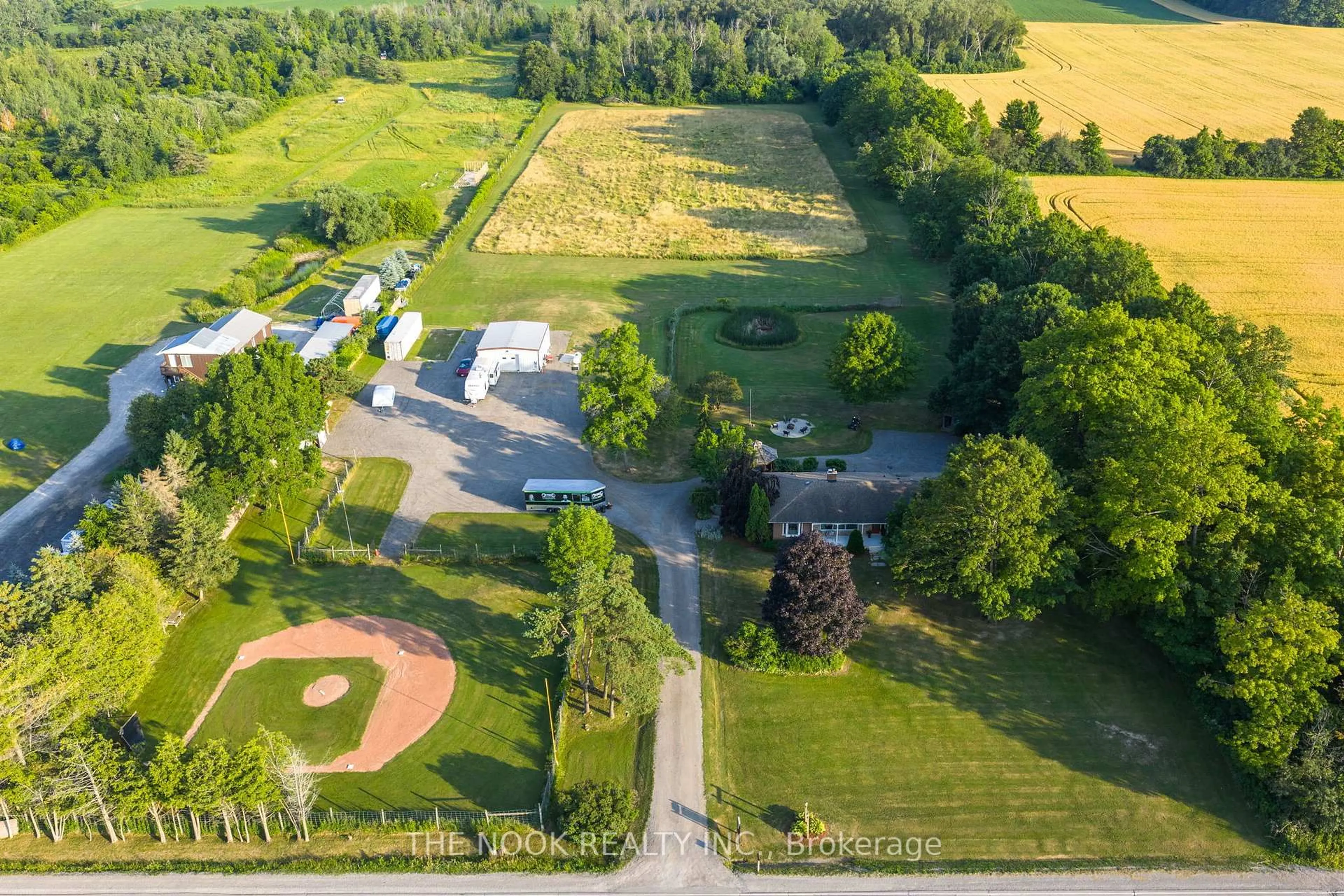 A pic from outside/outdoor area/front of a property/back of a property/a pic from drone, unknown for 1857 Regional Road 3 Rd, Clarington Ontario L0B 1J0