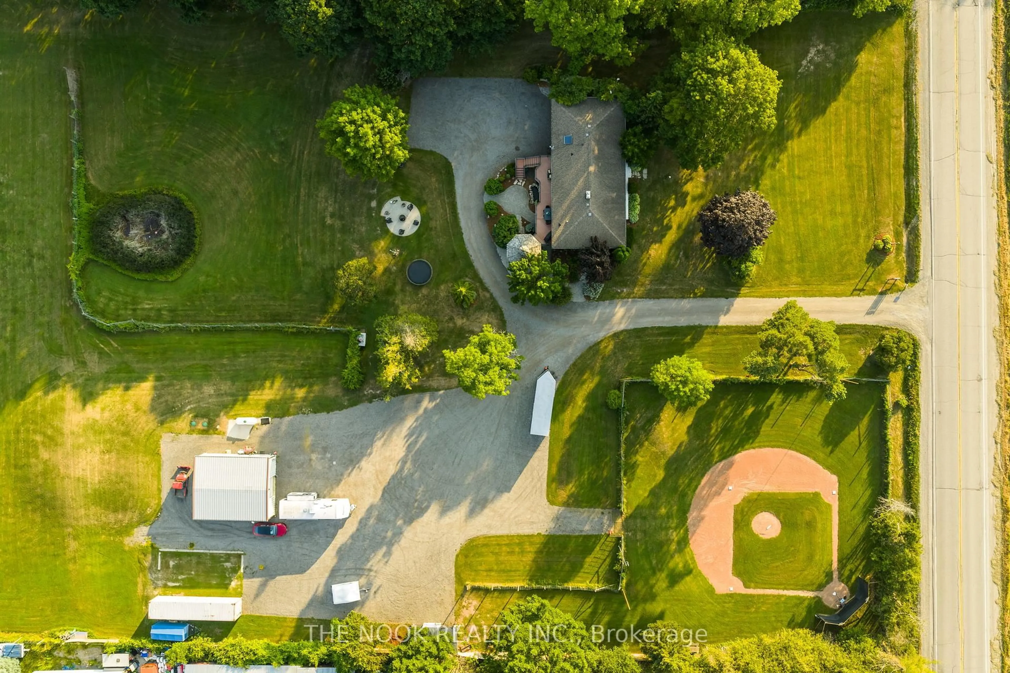 A pic from outside/outdoor area/front of a property/back of a property/a pic from drone, street for 1857 Regional Road 3 Rd, Clarington Ontario L0B 1J0