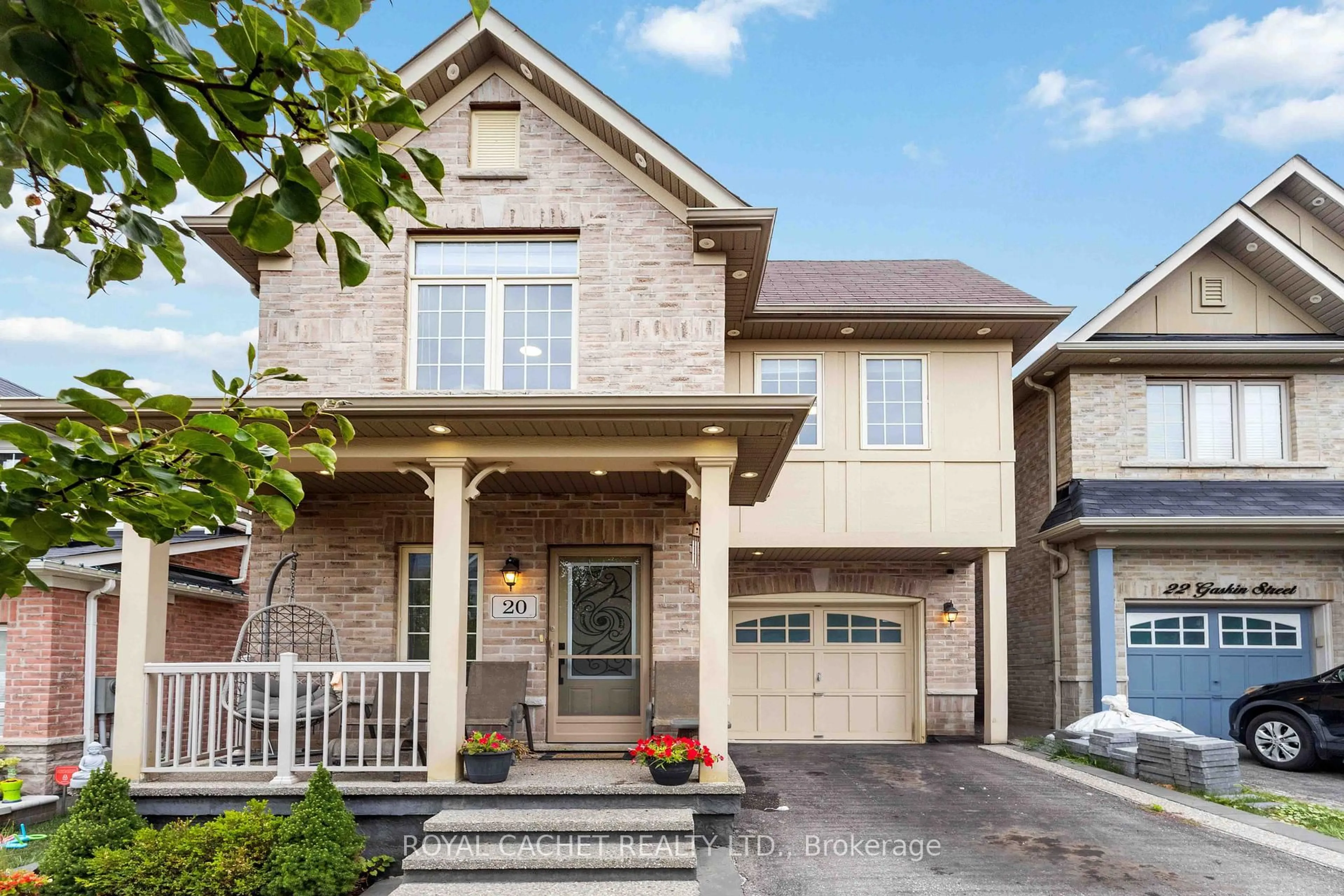 Home with brick exterior material, street for 20 Gaskin St, Ajax Ontario L1Z 0R5