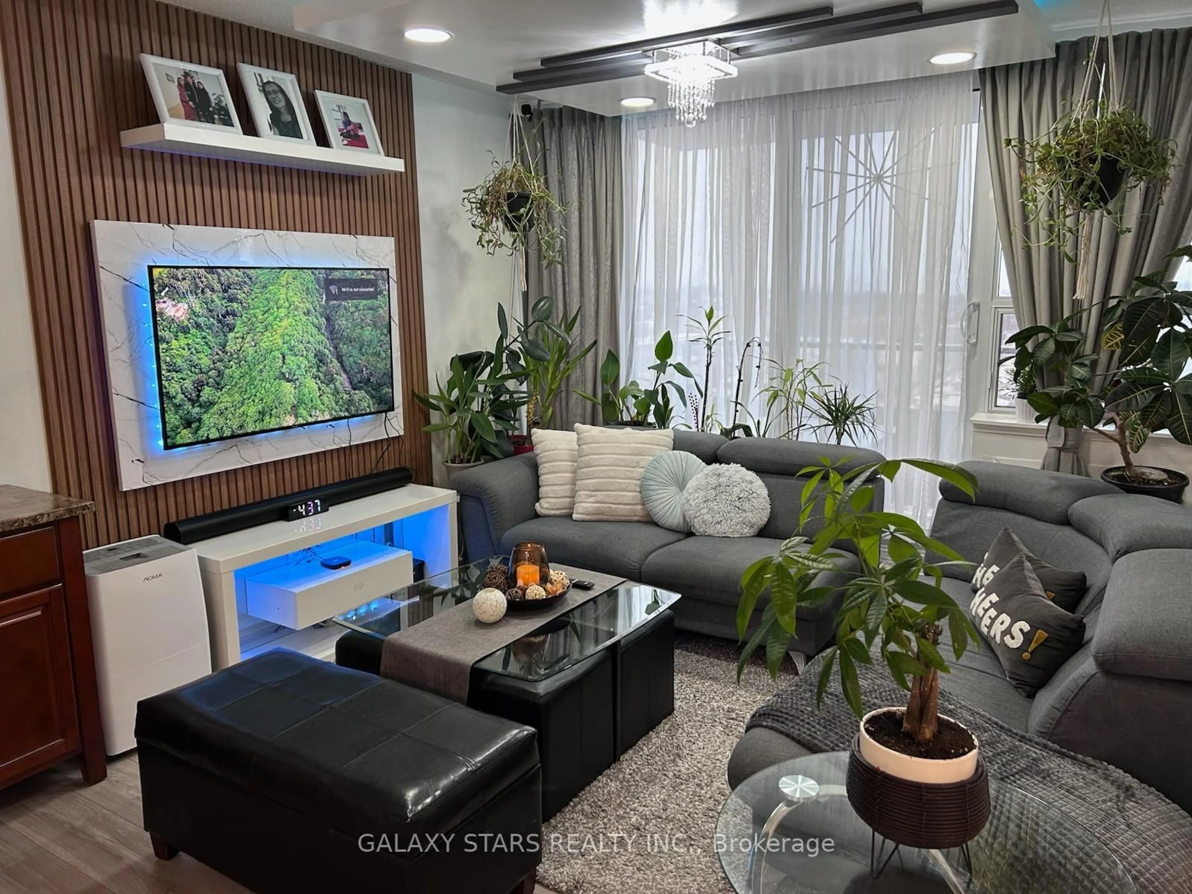 Living room with furniture, unknown for 15 Torrance Rd #1210, Toronto Ontario M1J 3K2