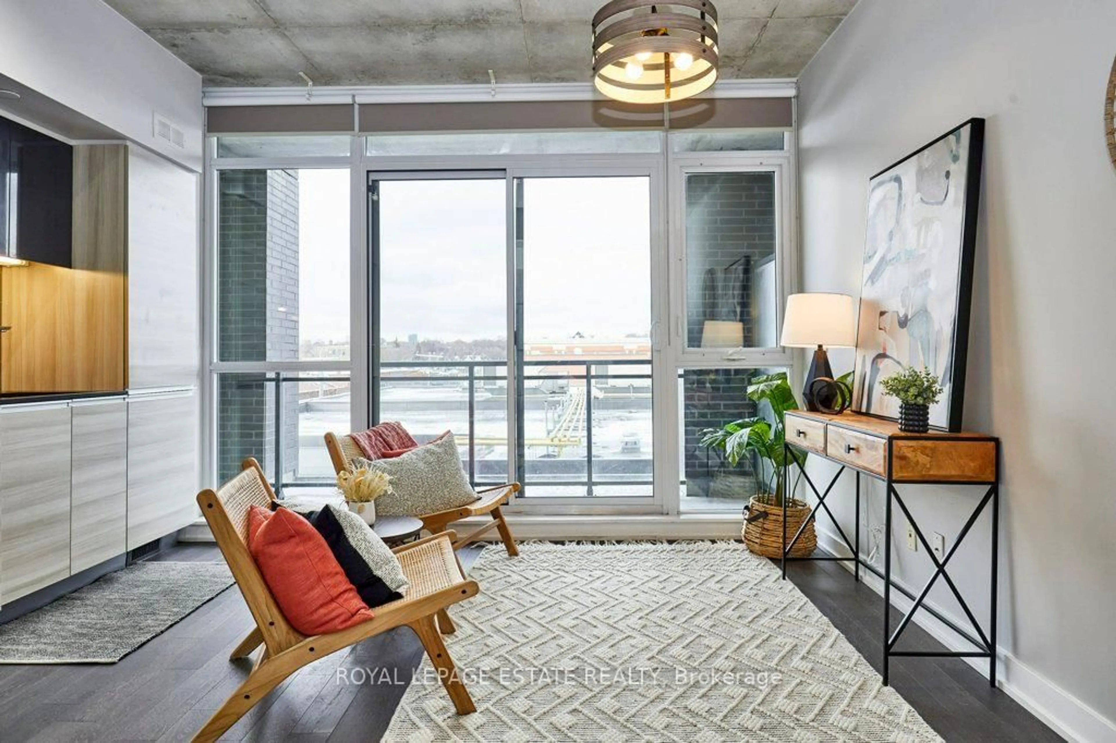 Living room with furniture, unknown for 1190 Dundas St #525, Toronto Ontario M4M 0C5