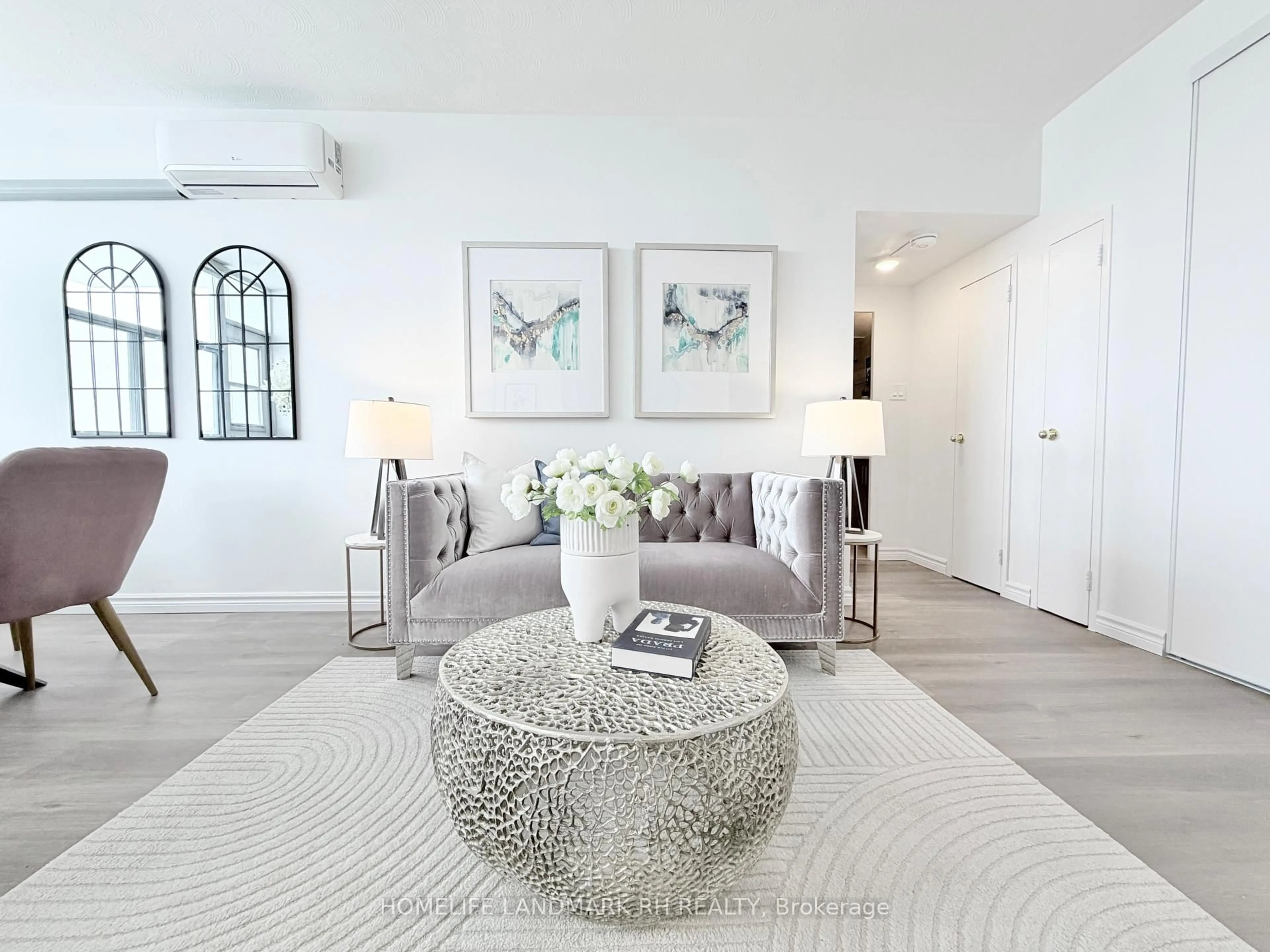 Living room with furniture, unknown for 2245 Eglinton Ave #1007, Toronto Ontario M1K 2N3