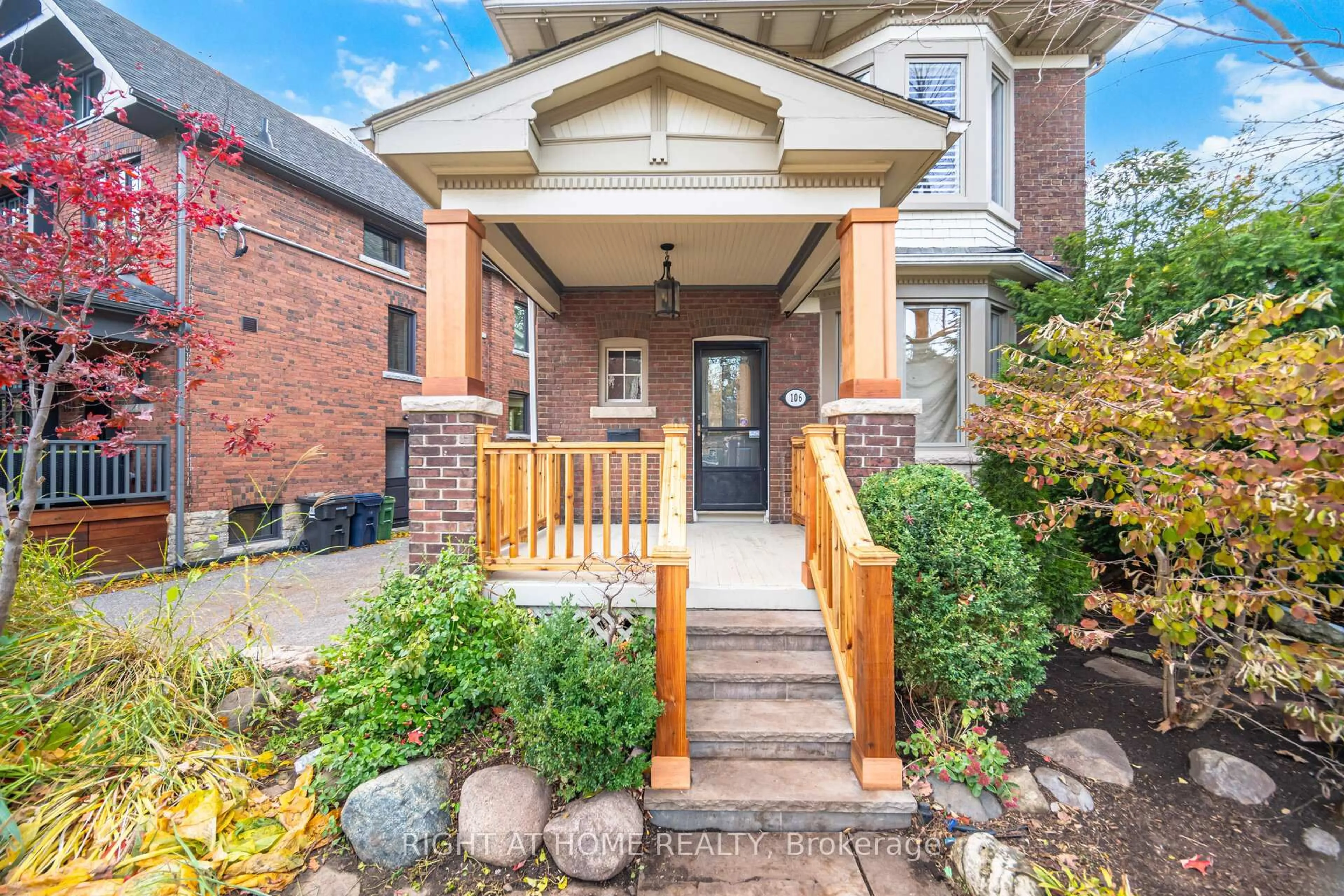 Home with brick exterior material, street for 106 Ellerbeck St, Toronto Ontario M4K 2V1