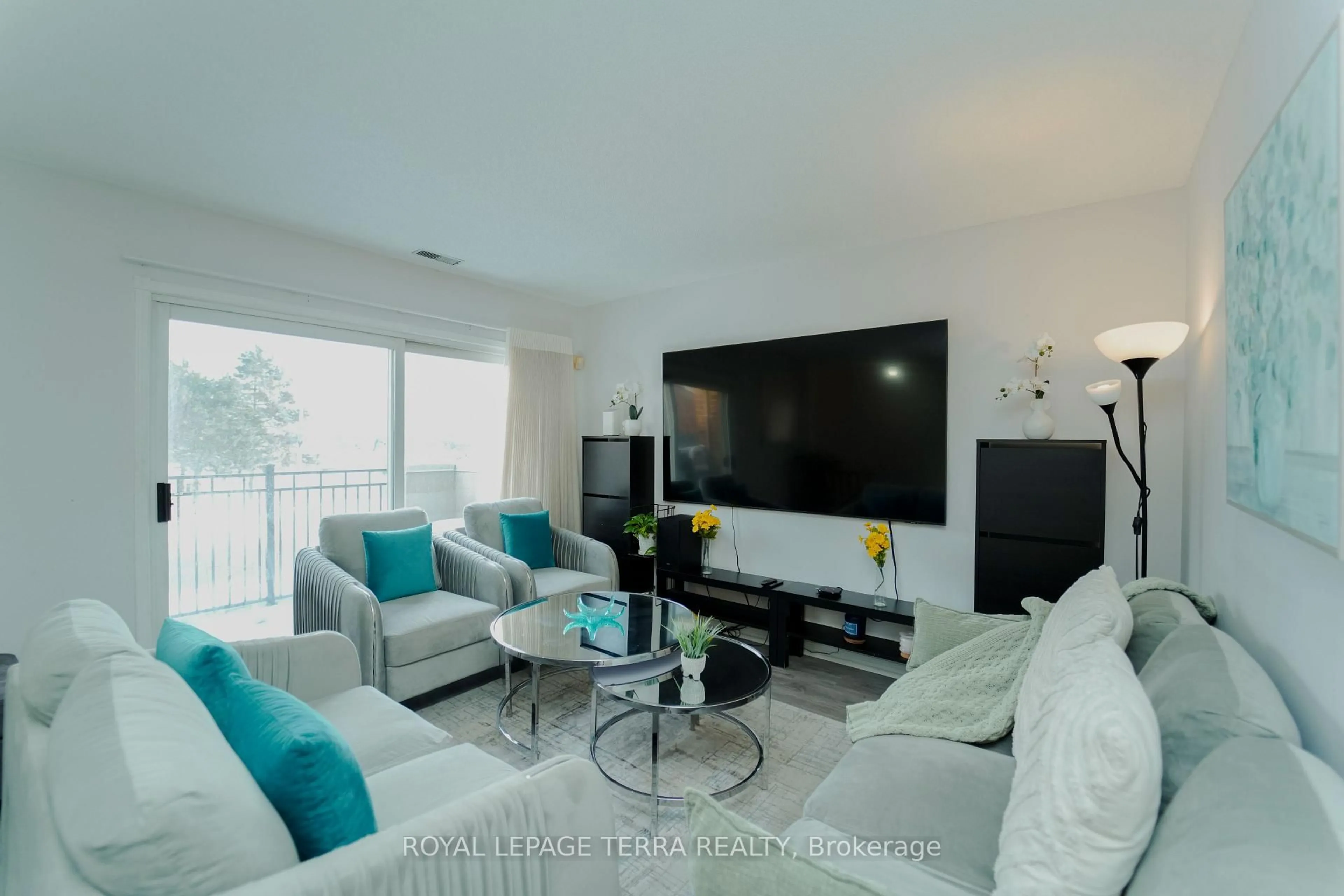 Living room with furniture, unknown for 1400 The Esplanade #702, Pickering Ontario L1V 6V2