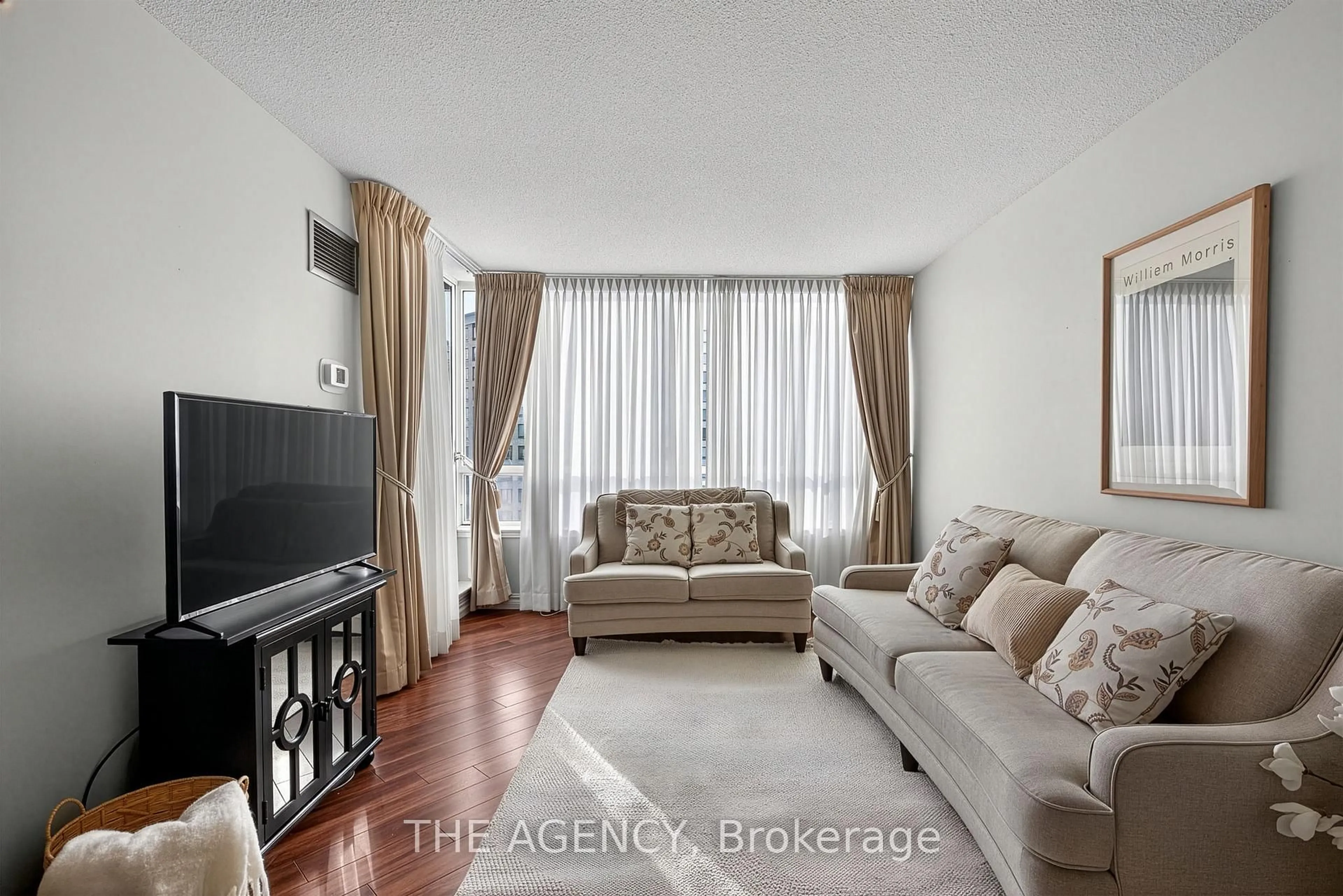 Living room with furniture, unknown for 330 Alton Towers Circ #1508, Toronto Ontario M1V 5H3