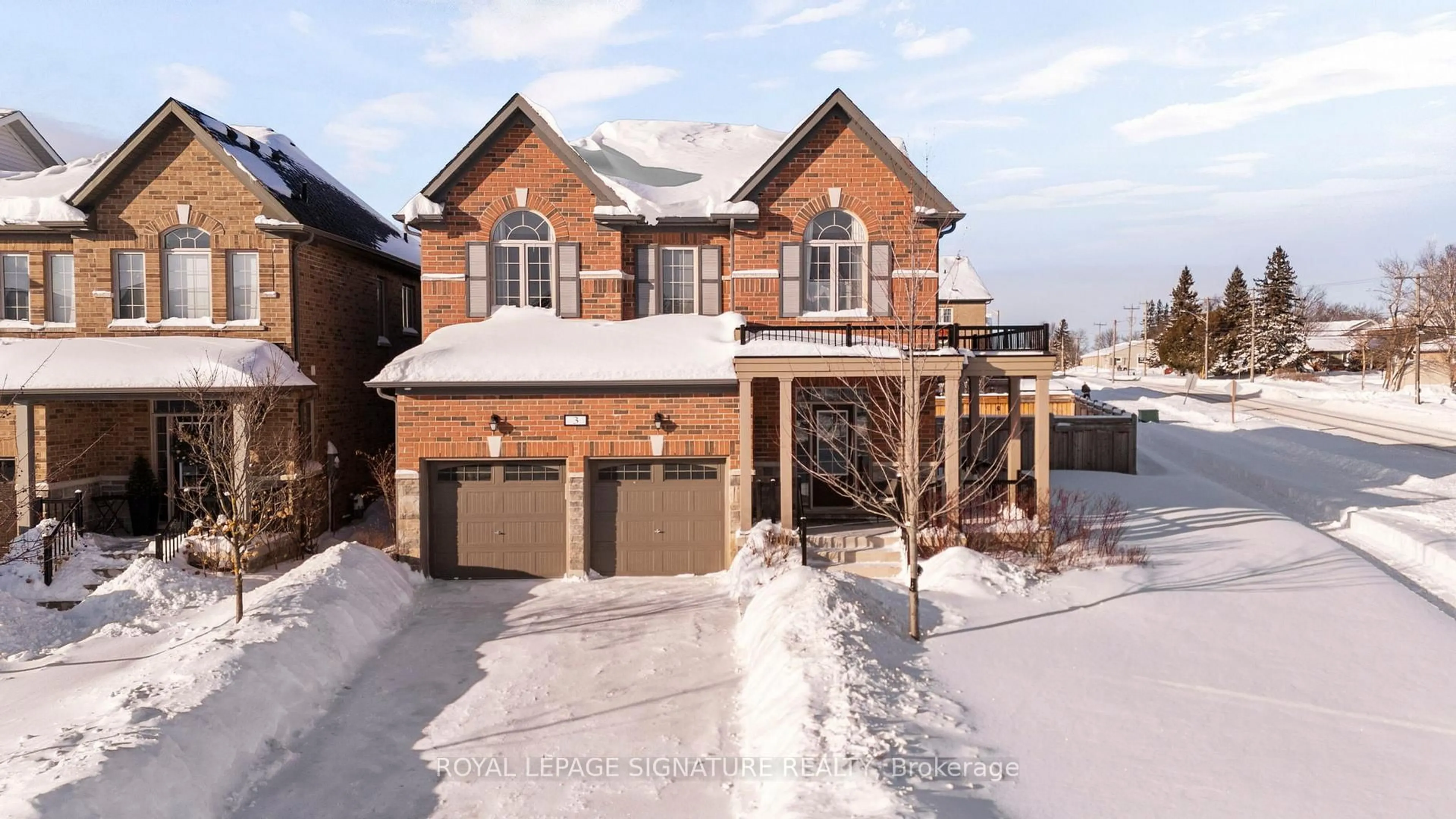 Home with brick exterior material, street for 3 Doctor Archer Dr, Scugog Ontario L9L 0A9