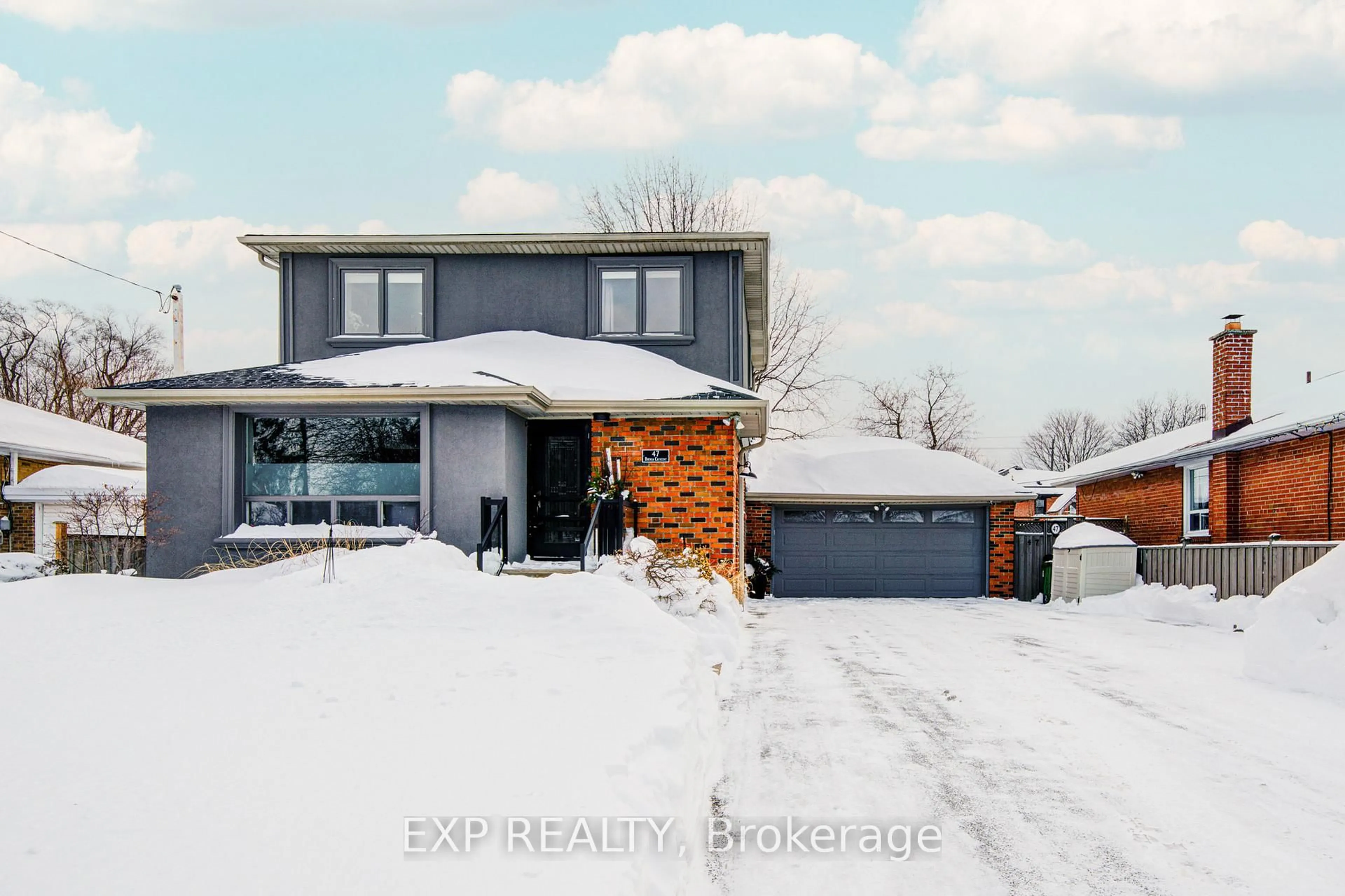 Home with brick exterior material, street for 47 Brenda Cres, Toronto Ontario M1K 3C5