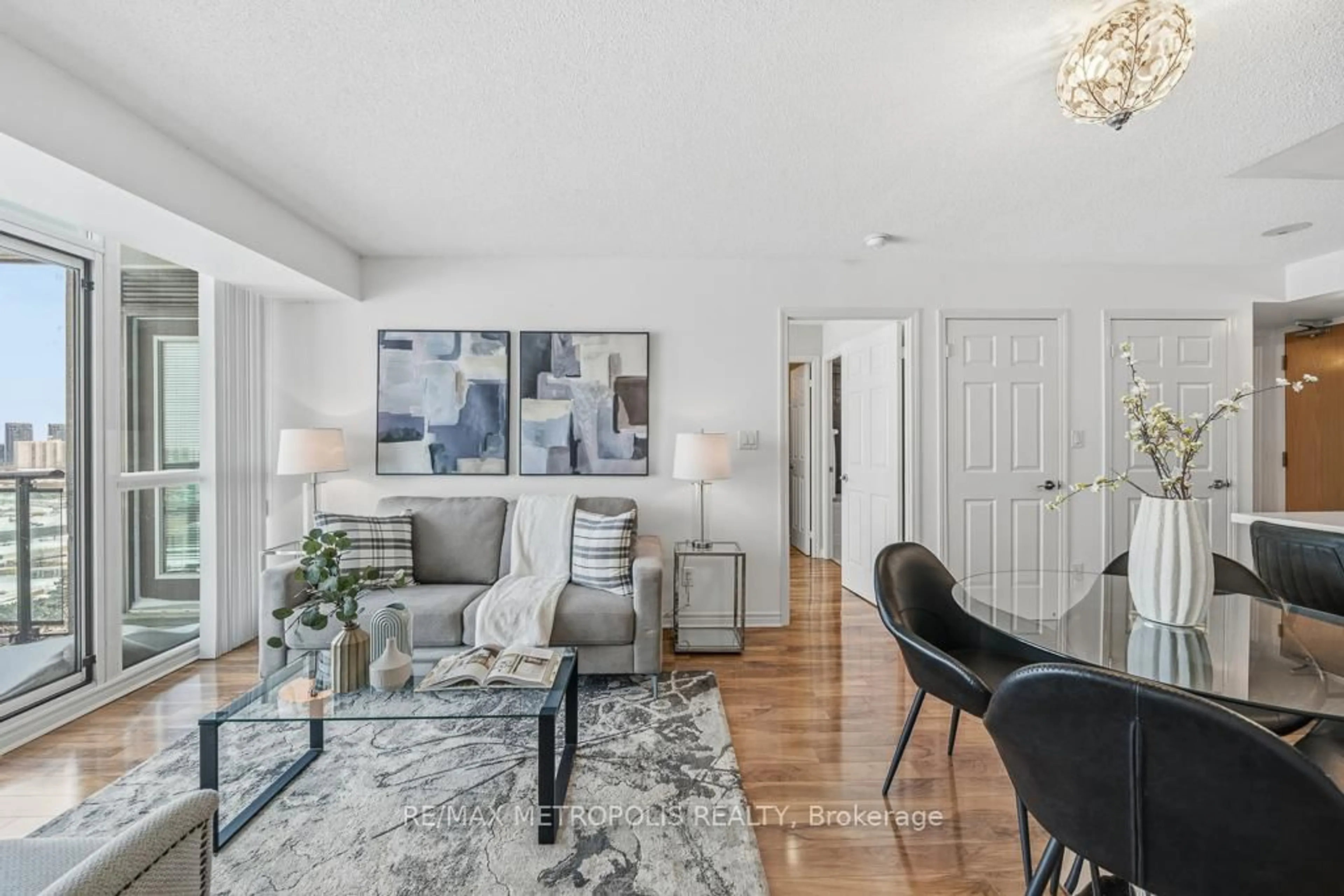 Living room with furniture, unknown for 88 Grangeway Ave #2007, Toronto Ontario M1H 0A2