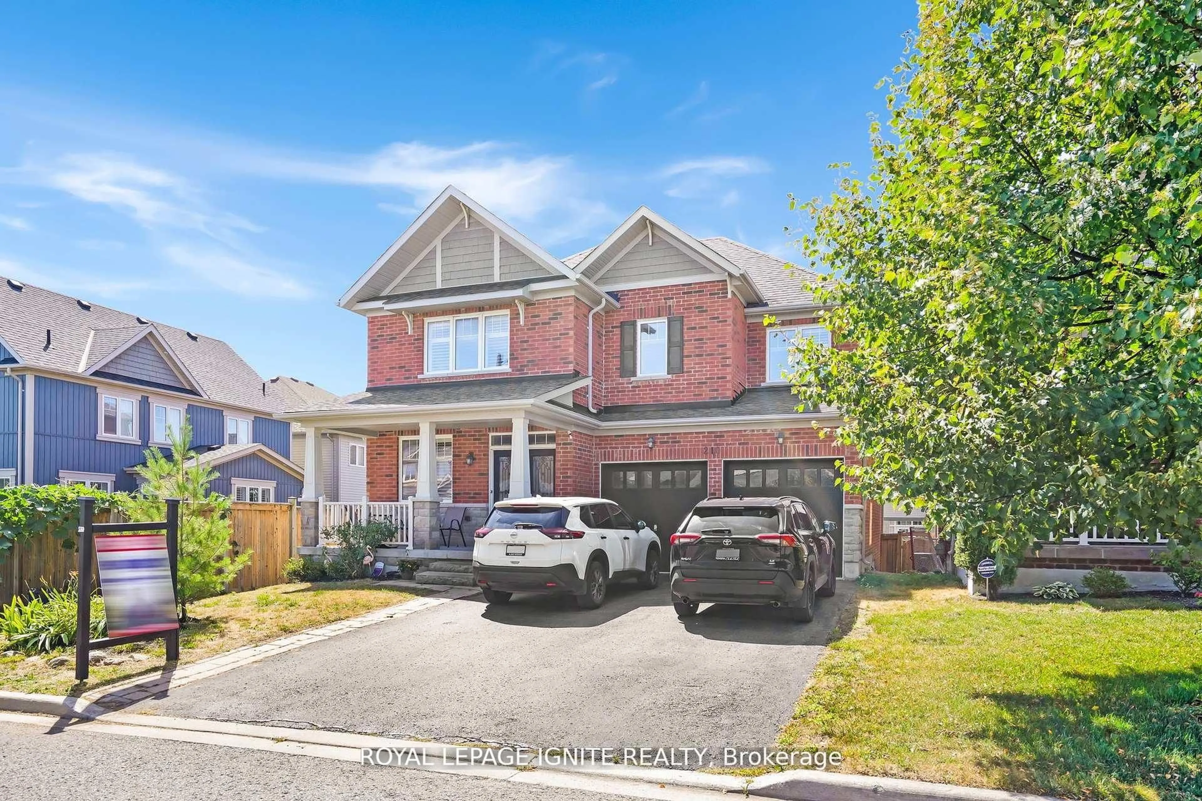 Home with brick exterior material, street for 210 Blackwell Cres, Oshawa Ontario L1L 0C9