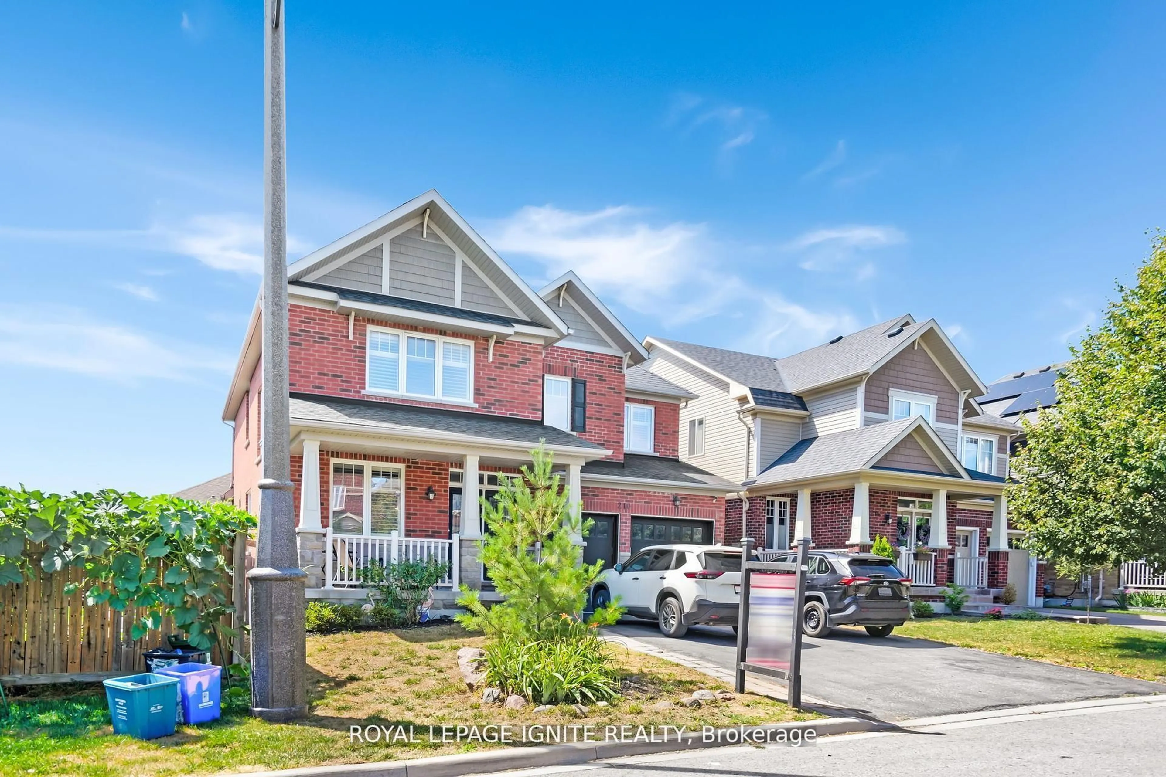 Home with brick exterior material, street for 210 Blackwell Cres, Oshawa Ontario L1L 0C9