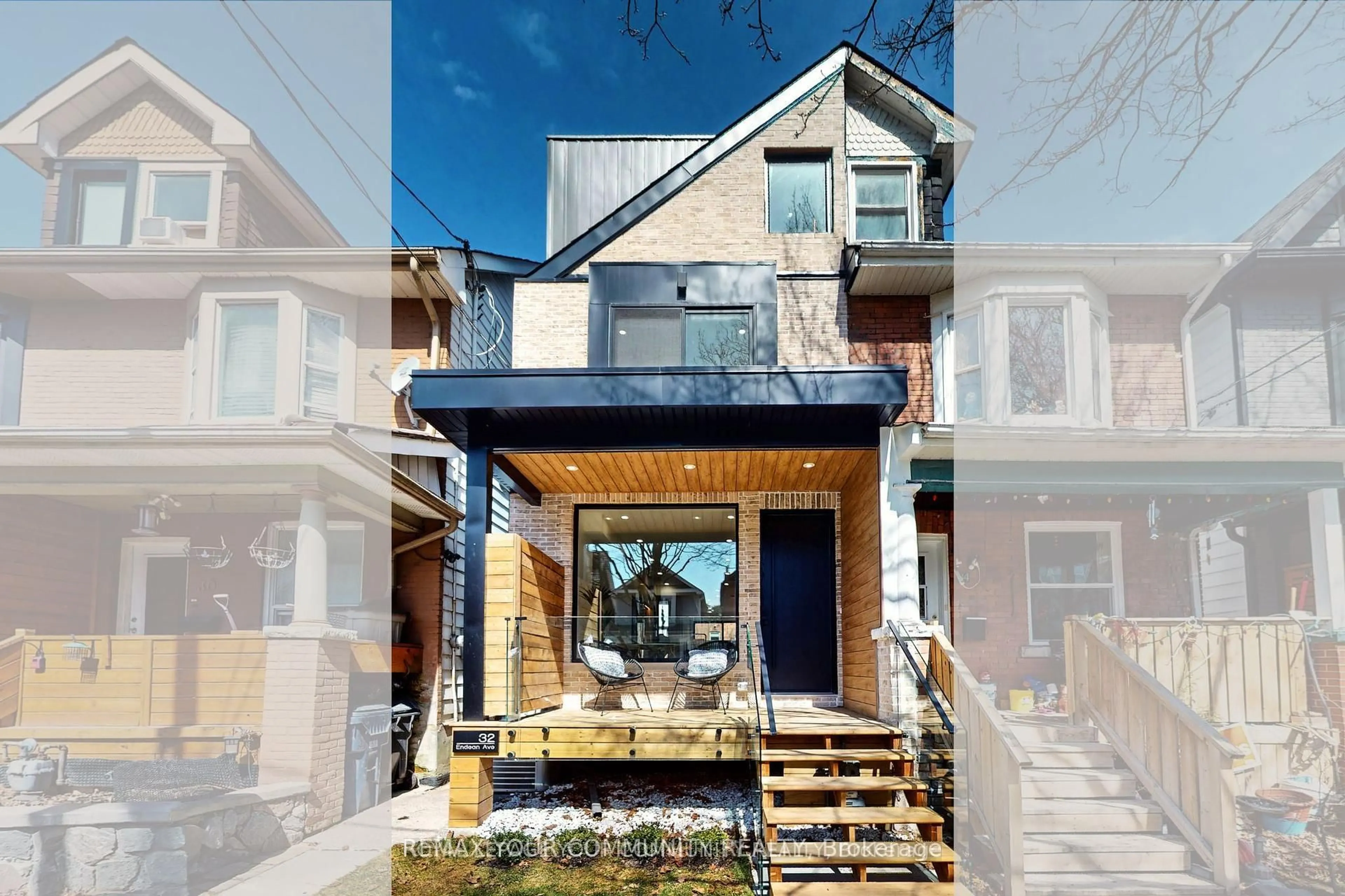 Home with brick exterior material, street for 32 Endean Ave, Toronto Ontario M4M 1W6
