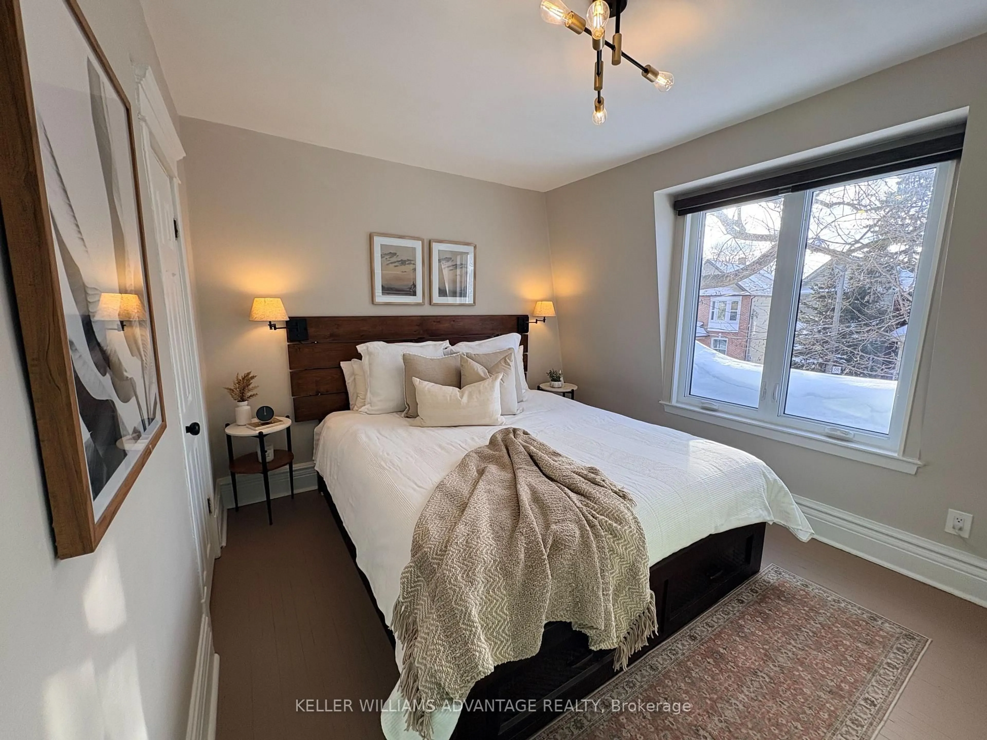 Bedroom with bed, unknown for 9 Condor Ave, Toronto Ontario M4J 3M5