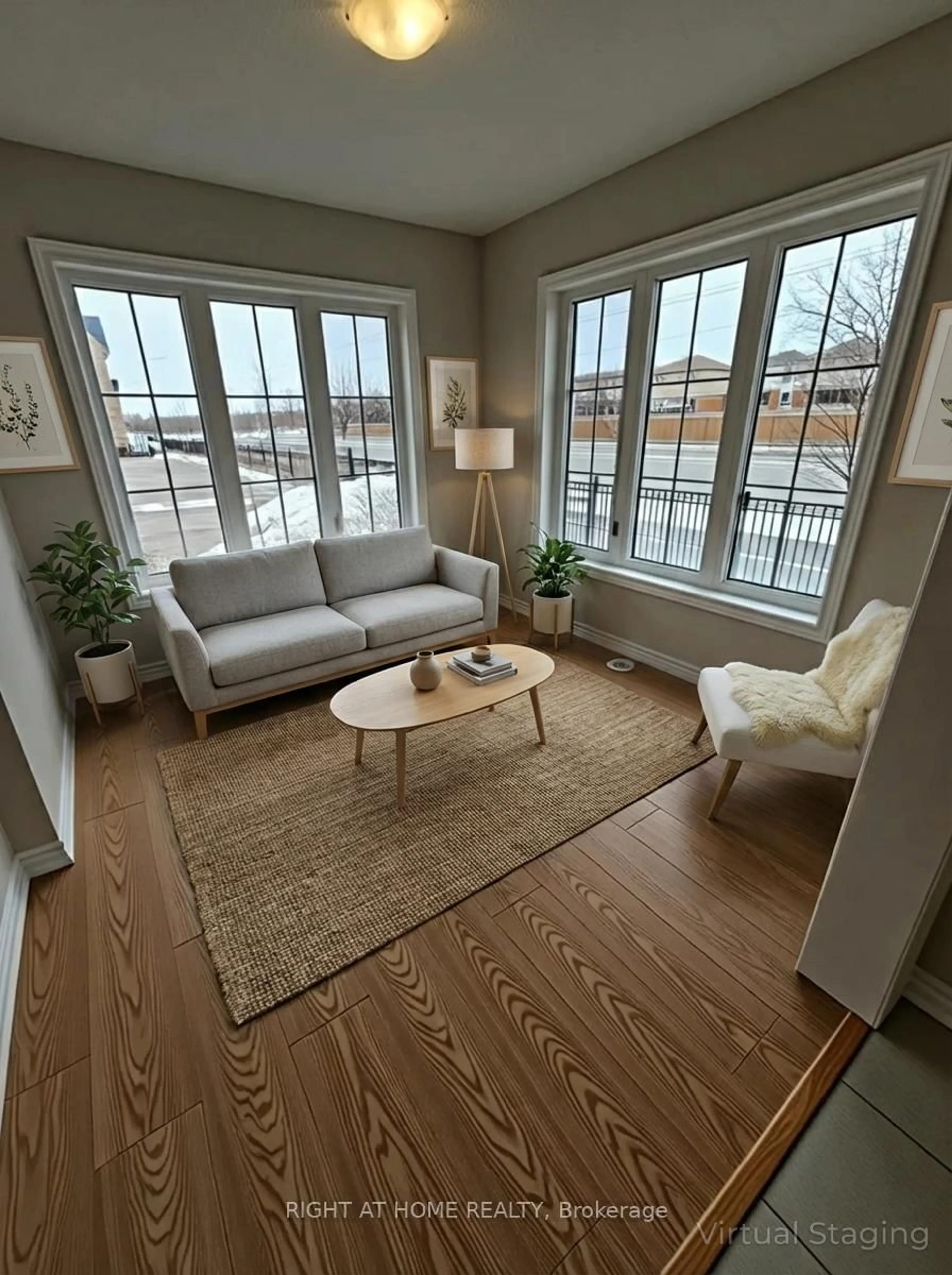 Living room with furniture, unknown for 24 Amulet Way Way, Whitby Ontario L1R 0R5