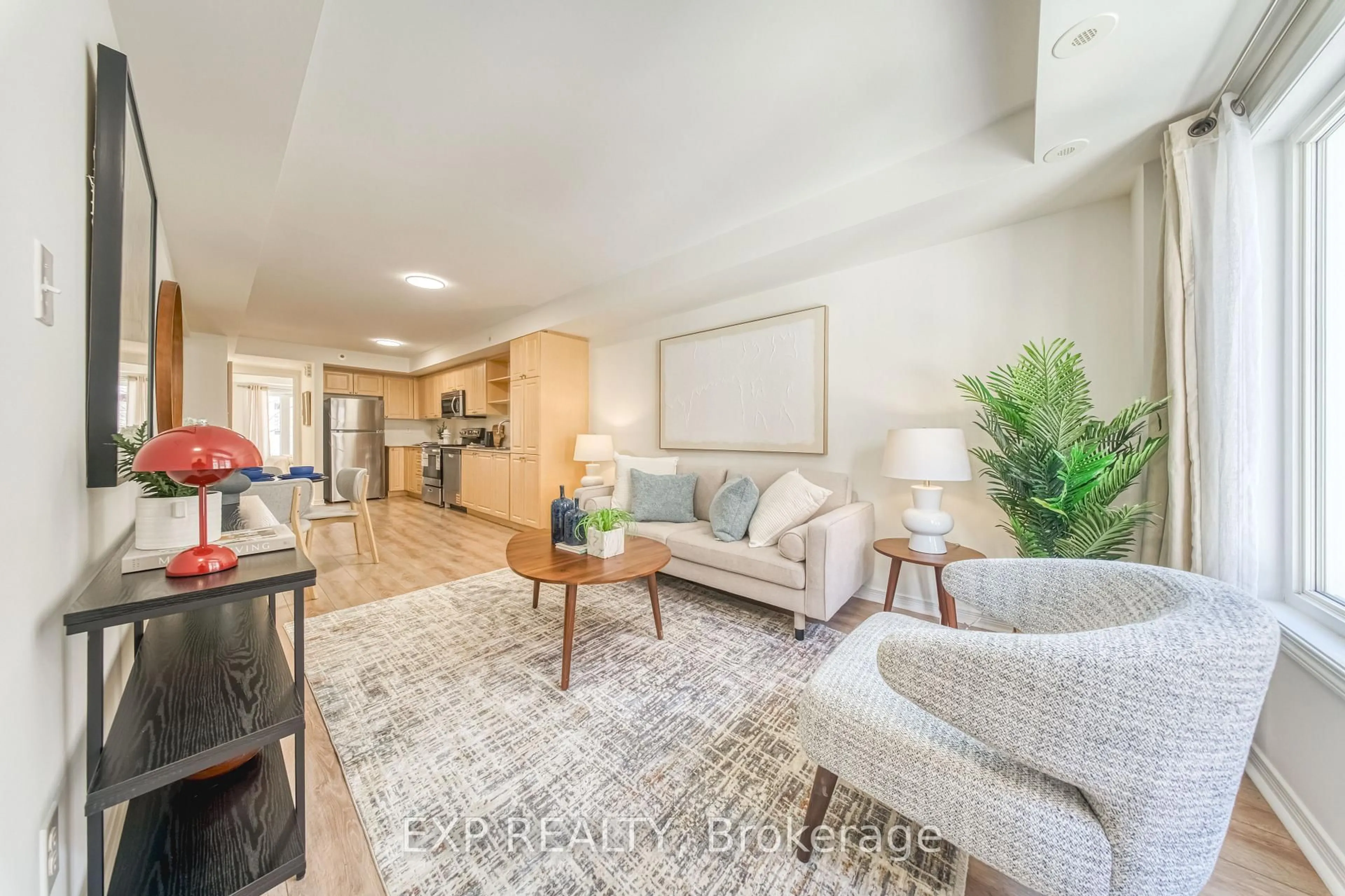 Living room with furniture, unknown for 29 Frances Loring Lane #2, Toronto Ontario M4M 3E8