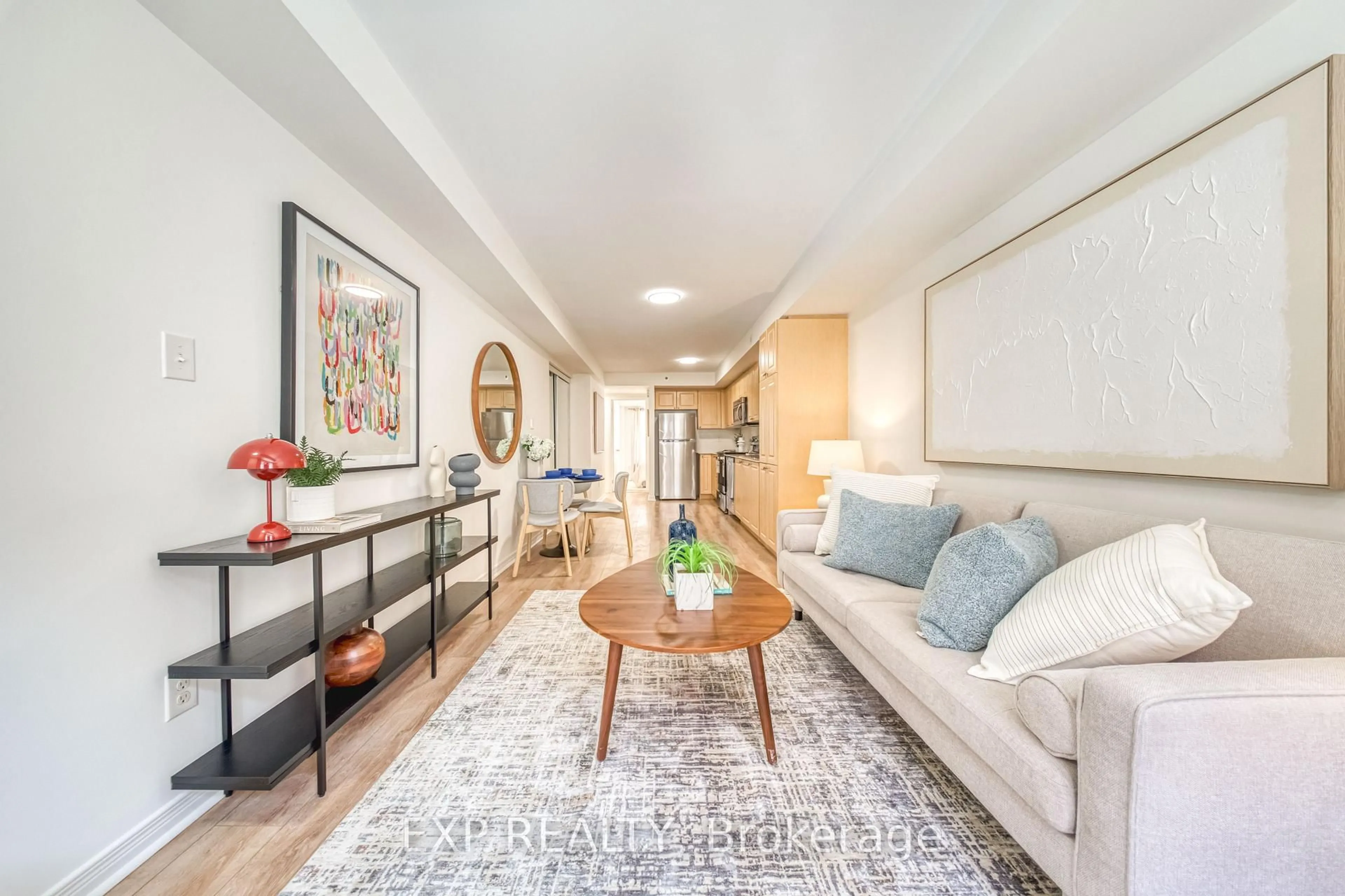 Living room with furniture, unknown for 29 Frances Loring Lane #2, Toronto Ontario M4M 3E8